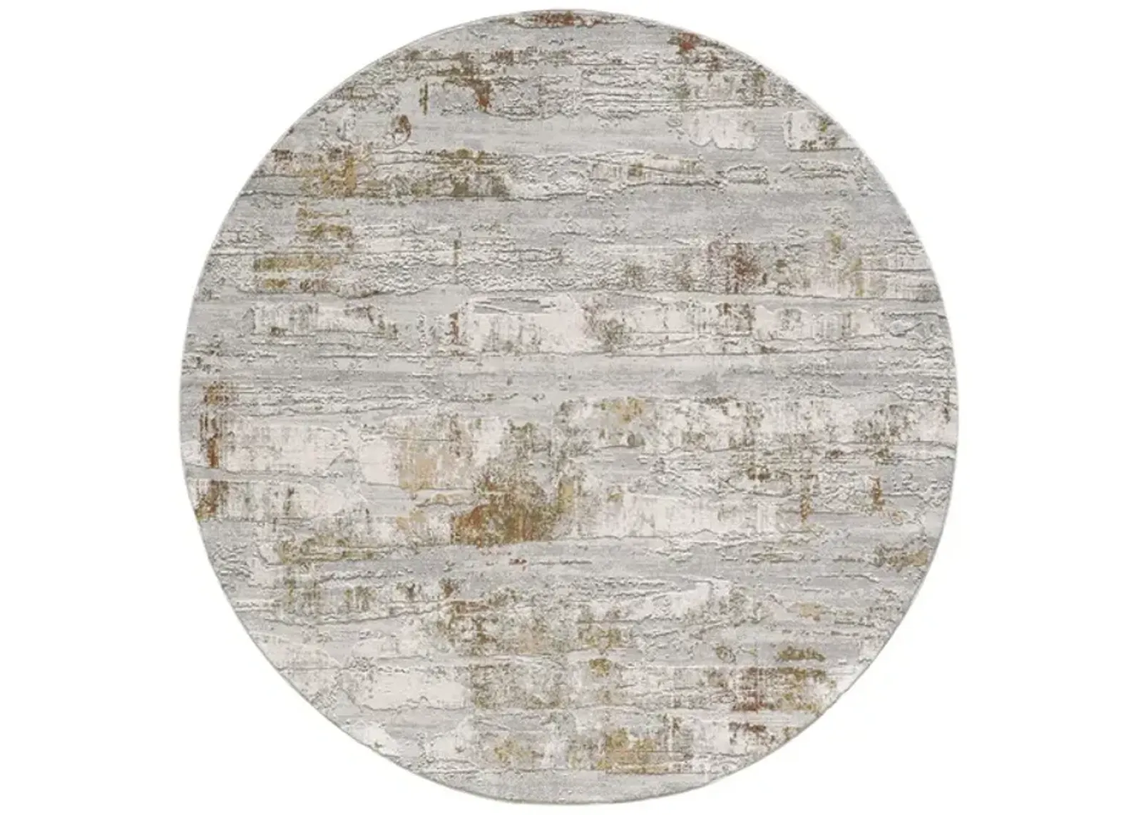 Generations Gold Horizons - 7 7  x 7 7  Round Area Rug