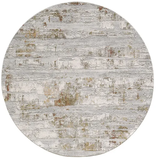 Generations Gold Horizons - 7 7  x 7 7  Round Area Rug