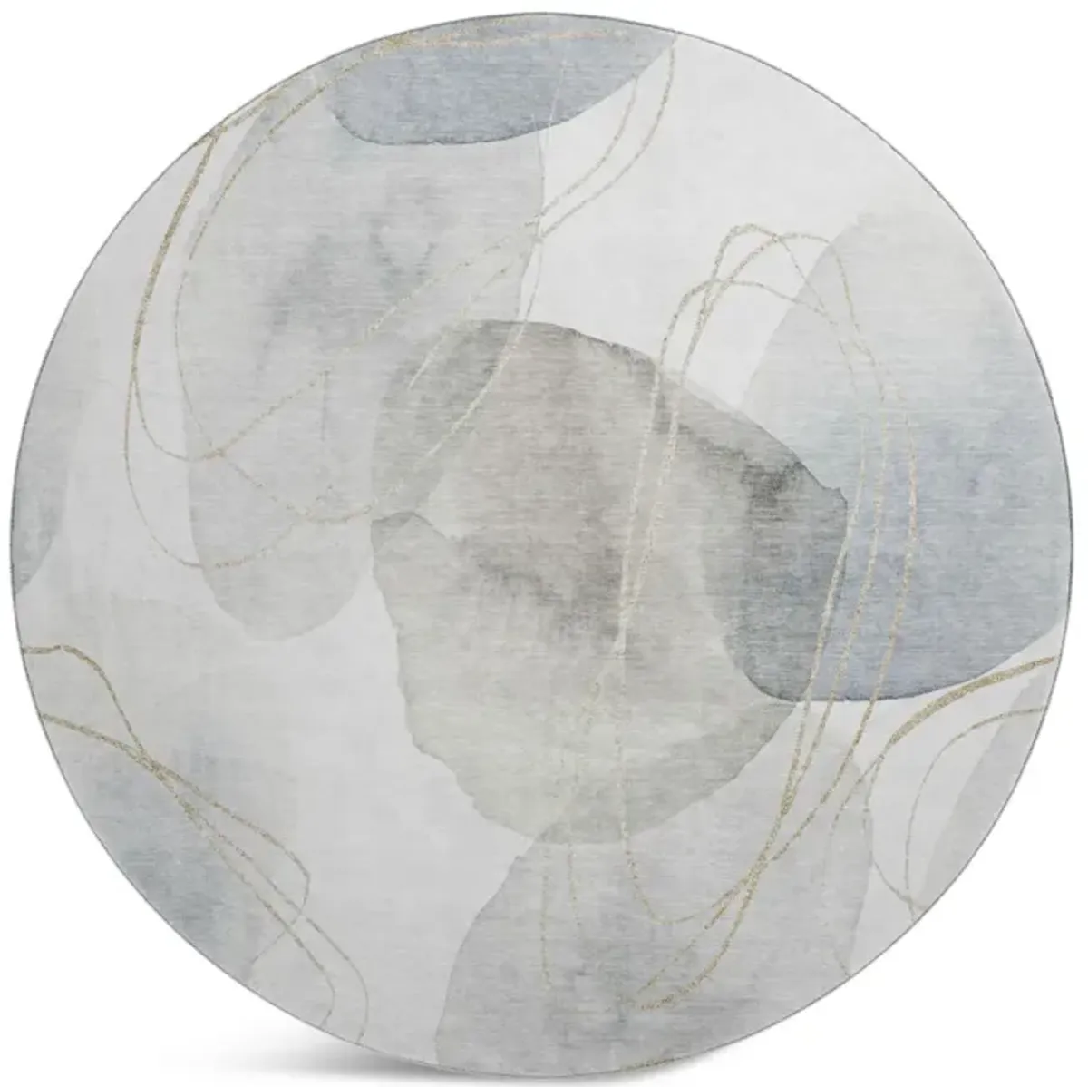 Odyssey Pearl - 8 0  X 8 0  Round Area Rug