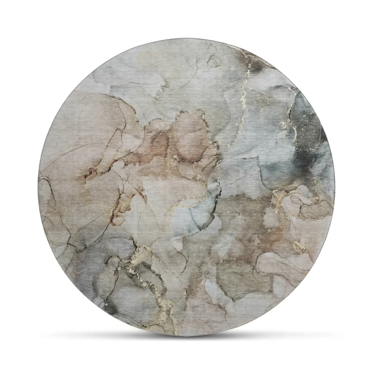 Odyssey Tan Area Rug - 8 0  X 8 0  Round