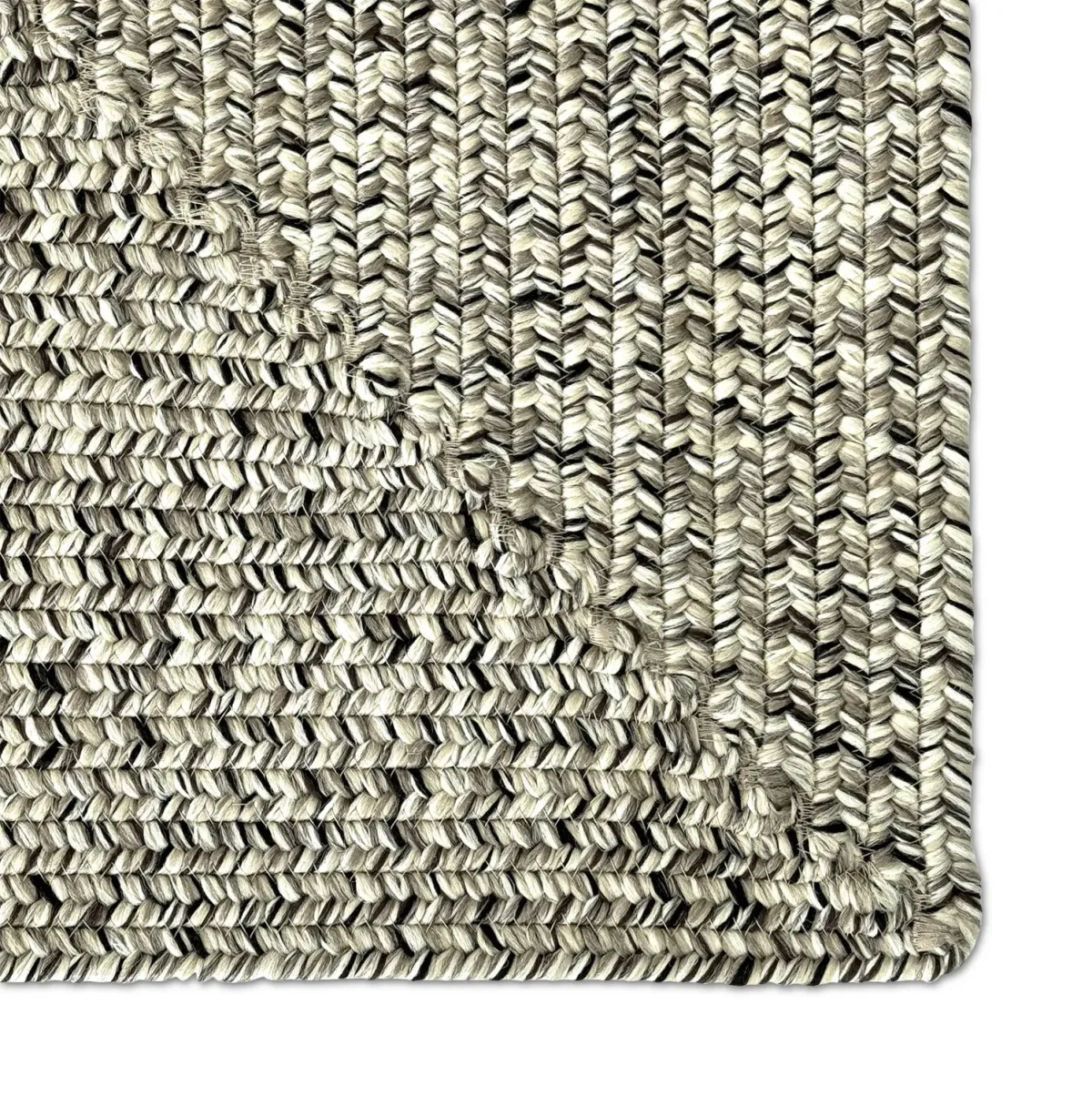 Dockside Braid Driftwood Area Rug - 5 6  X 5 6 