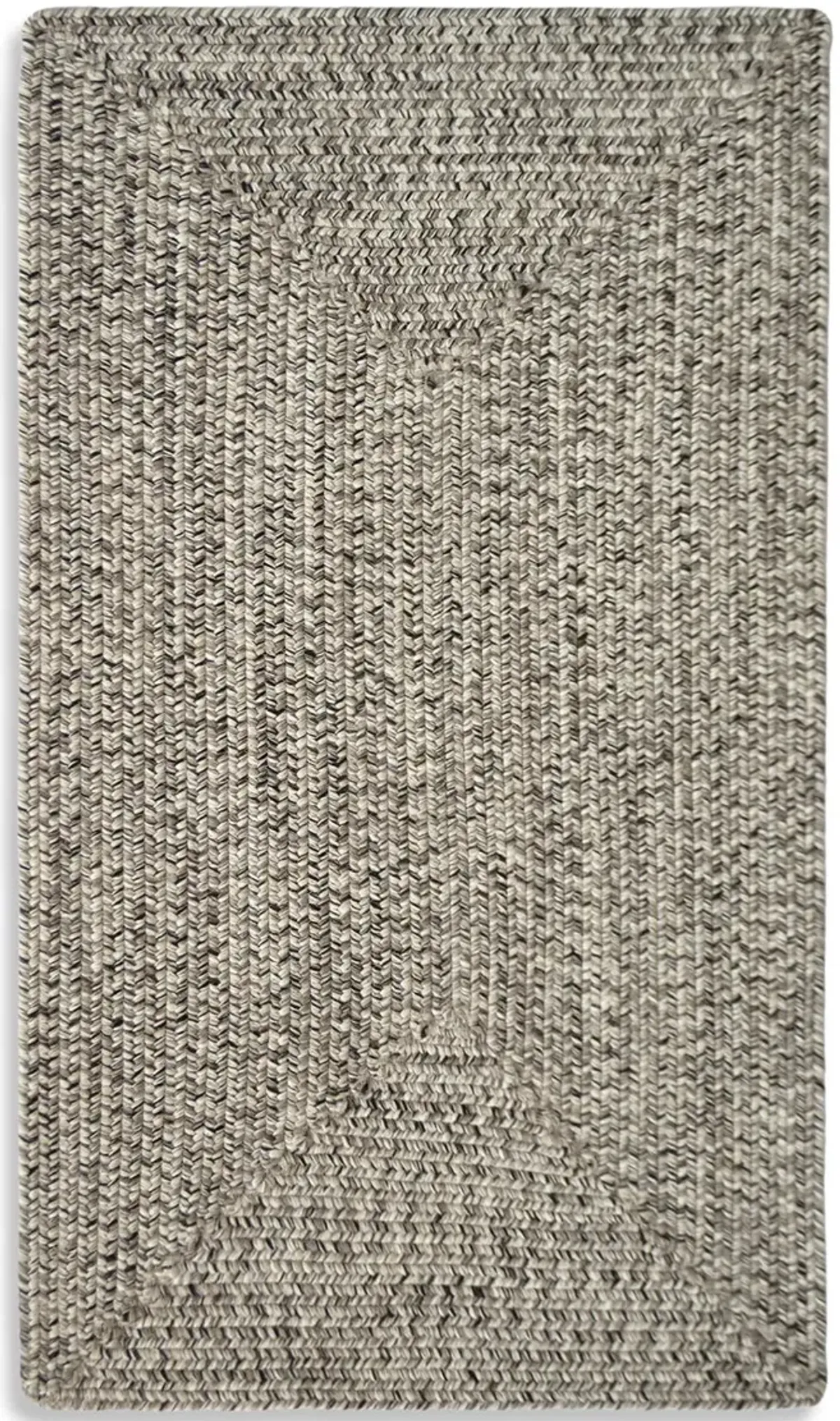 Dockside Braid Driftwood Area Rug - 5 6  X 5 6 