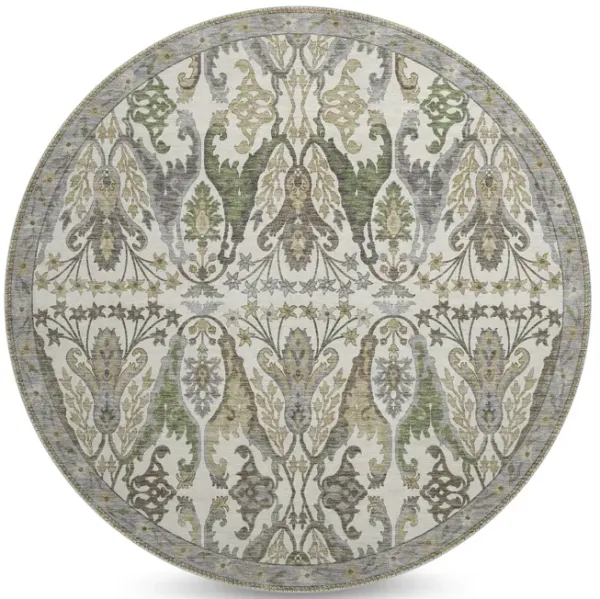 Hatay Ivory Area Rug - 8 0  Round