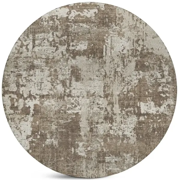 Kochi Brown Washable Area Rug - 8 0  X 8 0 