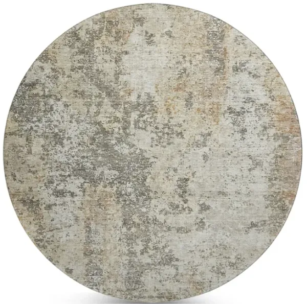 Bresca Terracotta Washable Area Rug - 8 0  X 8 0 