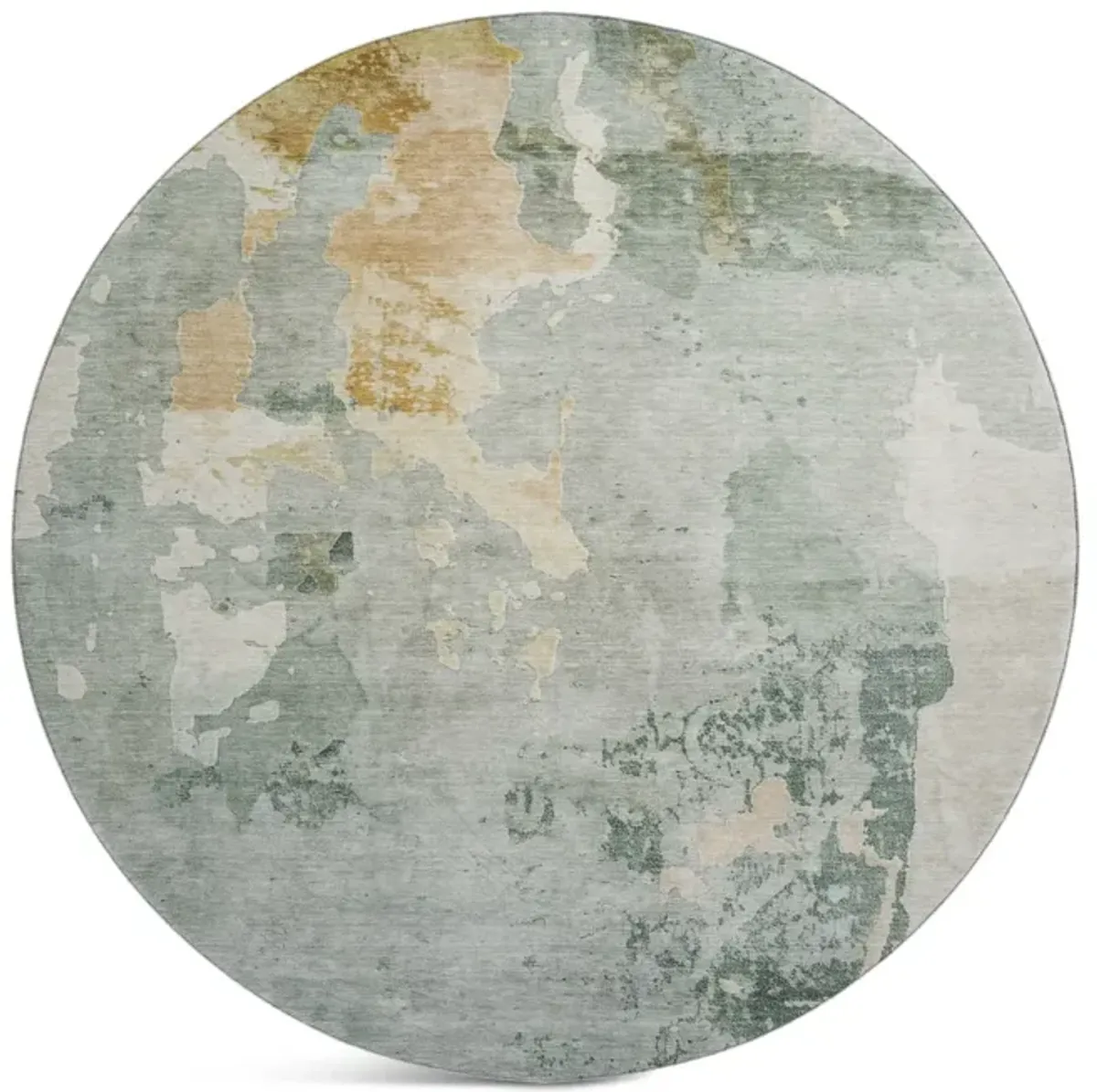 Bresca Seafoam Washable Area Rug - 8 0  X 8 0 