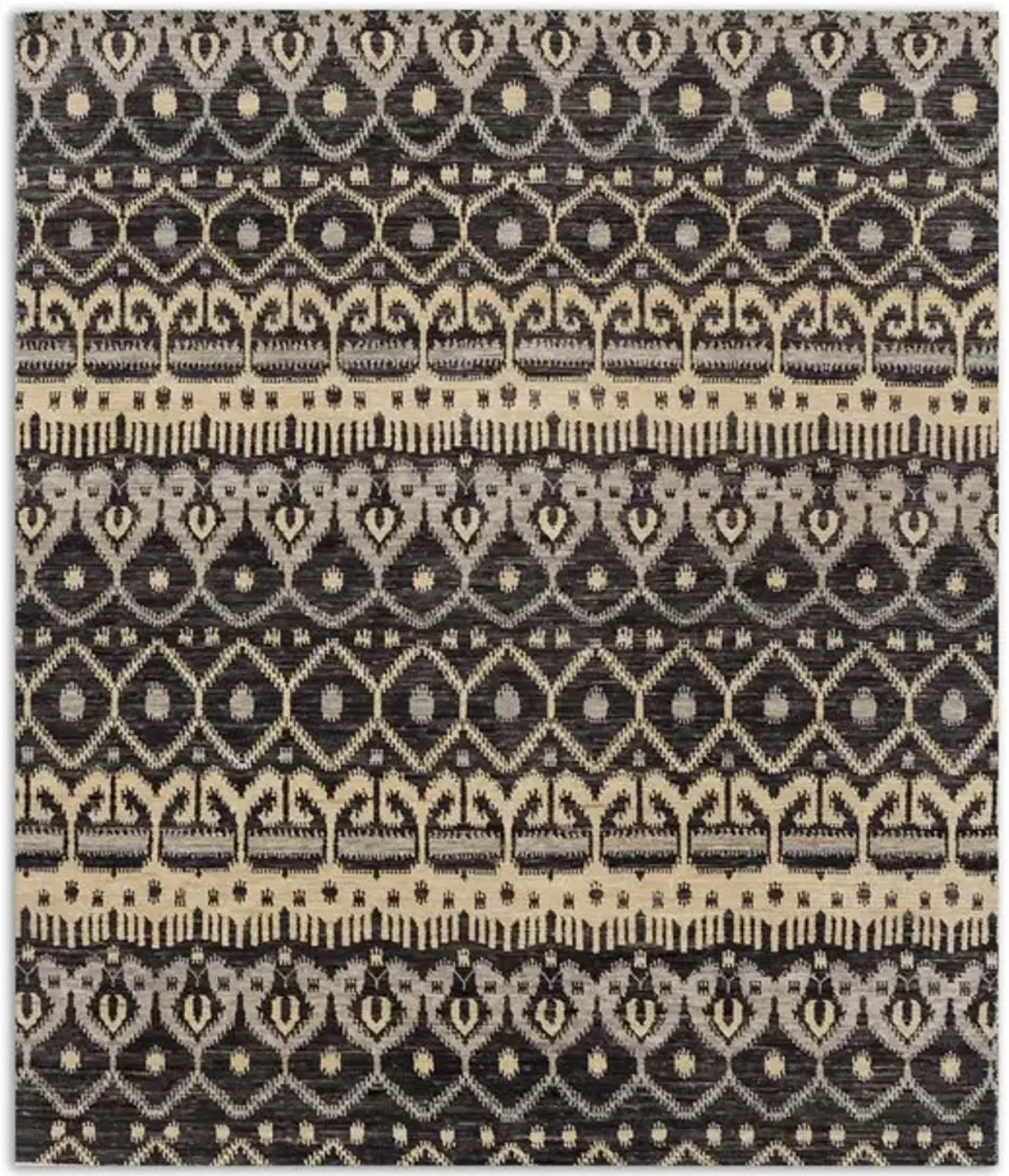 Hand Knotted 8 3  x 9 7 