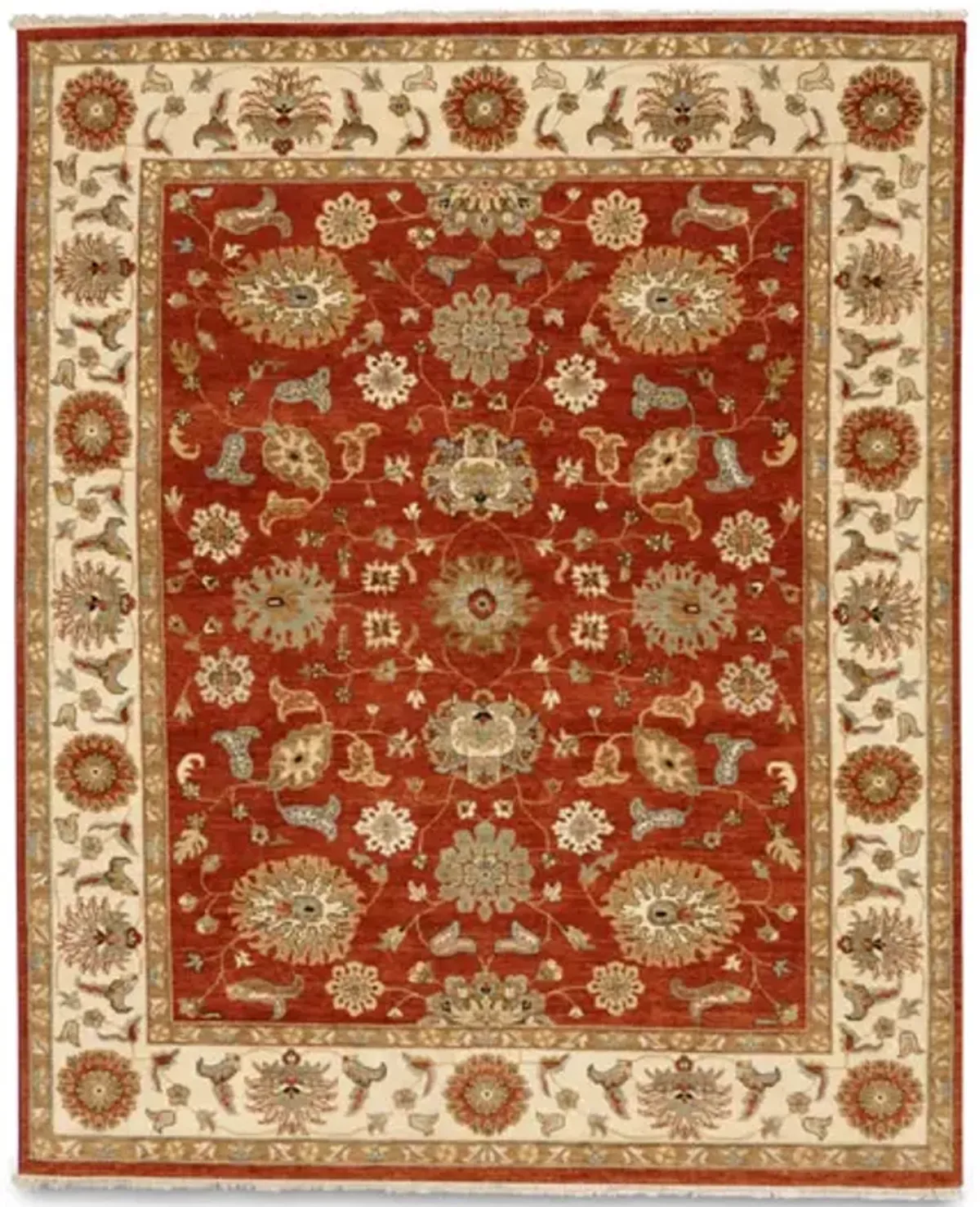 Hand Knotted 8 6  x 11 11 