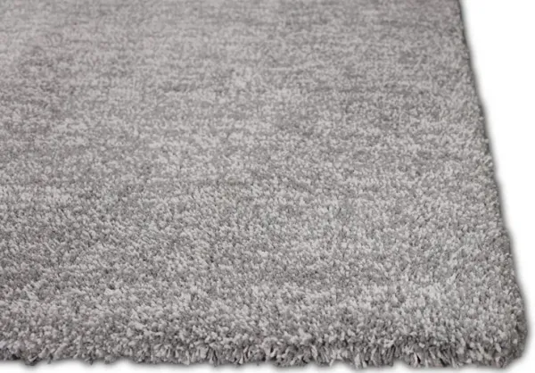 Bliss Shag Heathered Grey Area Rug - 7 6  x 9 6