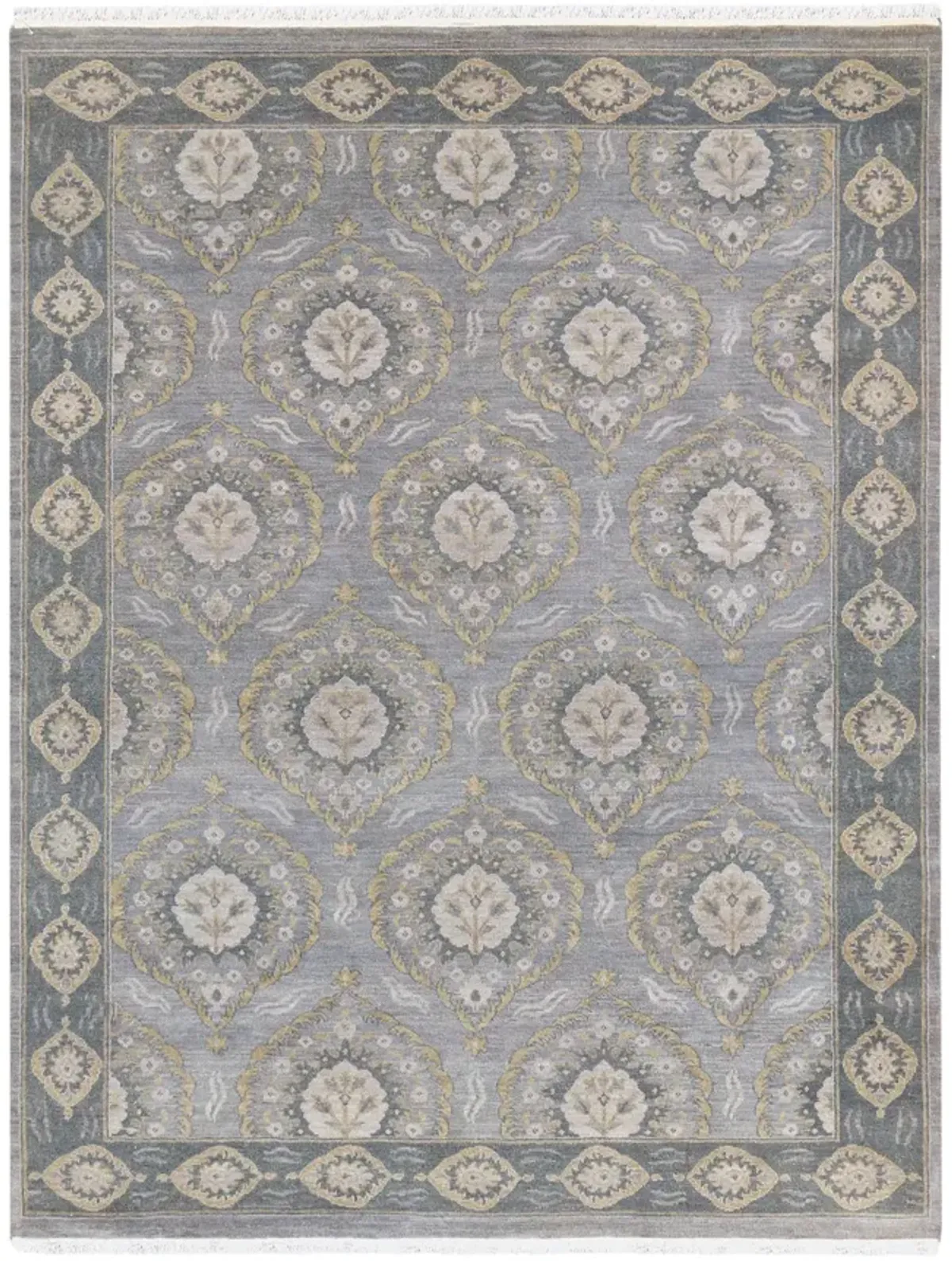 Hand Knotted Area Rug - 8 0  X 10 0 