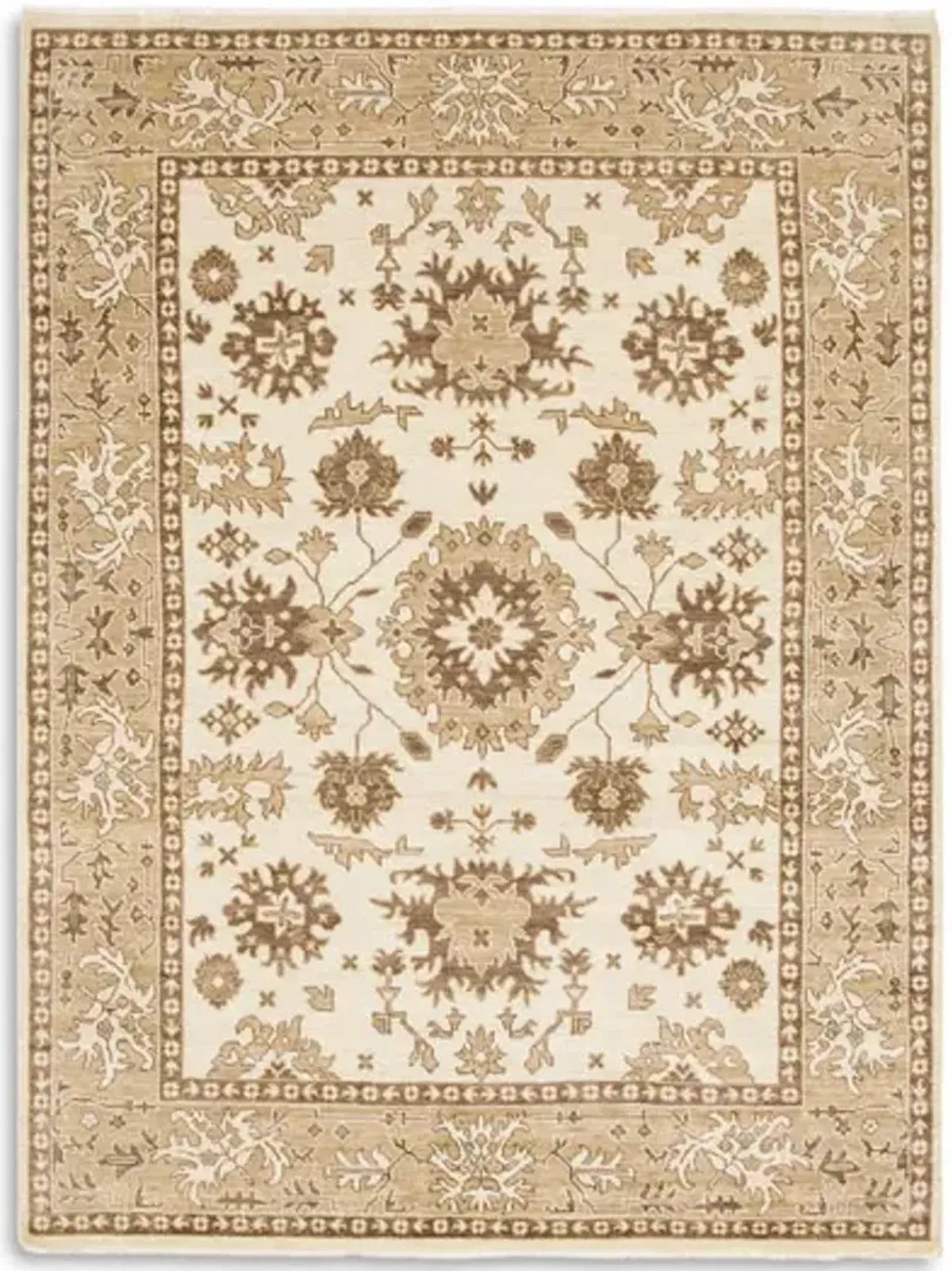 Hand Knotted 8 10  x 12 1  