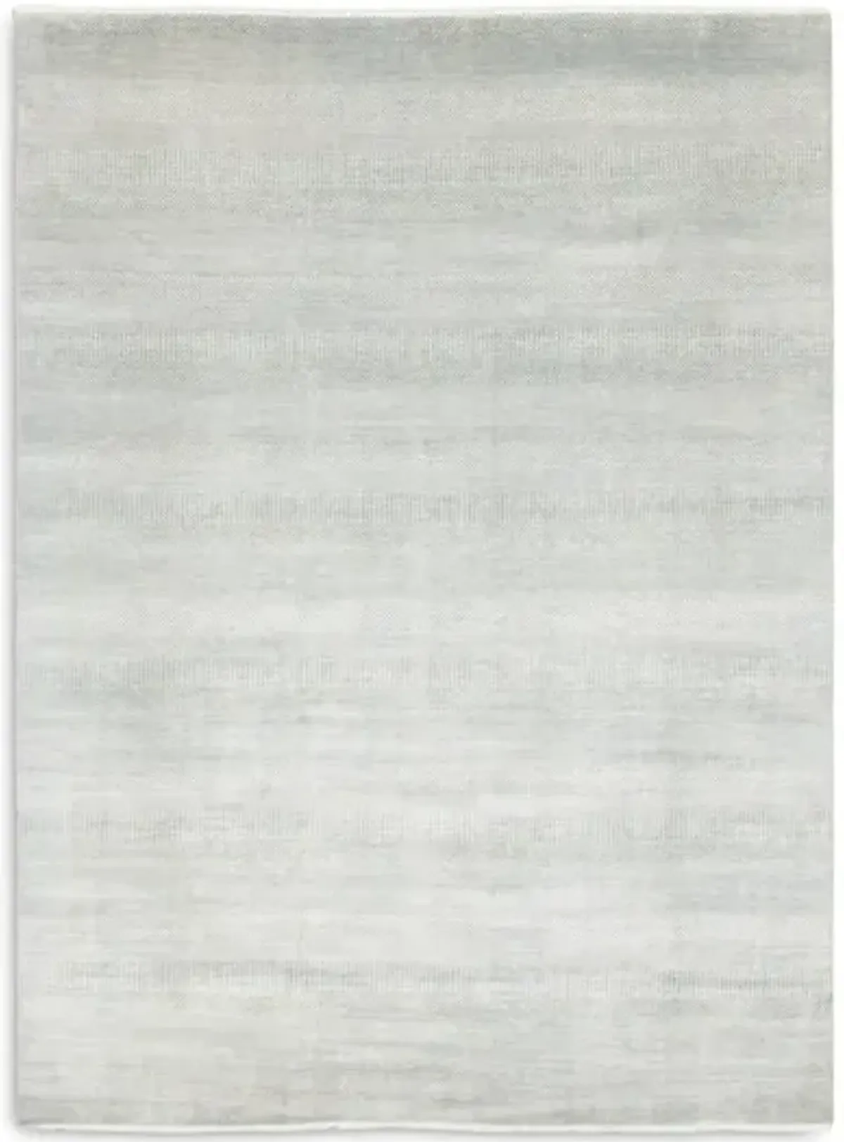 Hand Knotted Area Rug - 8 10  X 12 1 