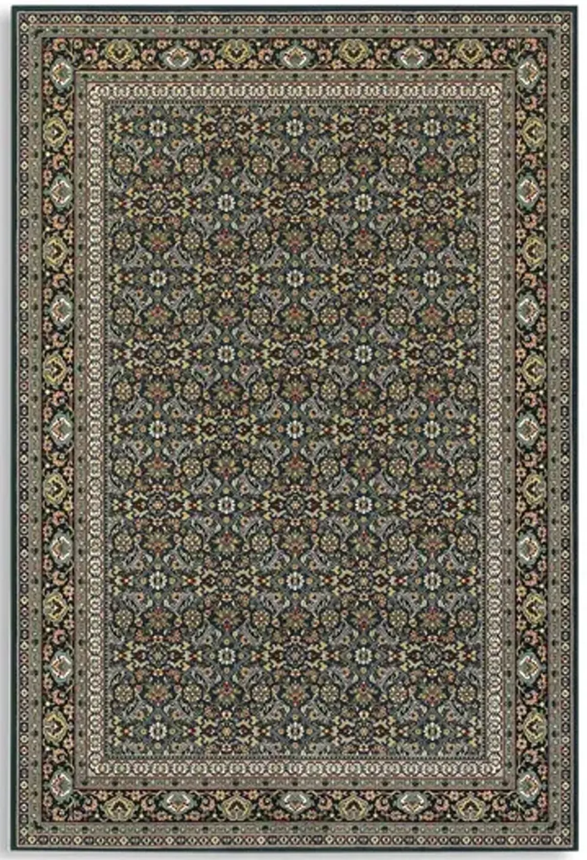 Kashan Sage Area Rug - 7 10  X 10 10 