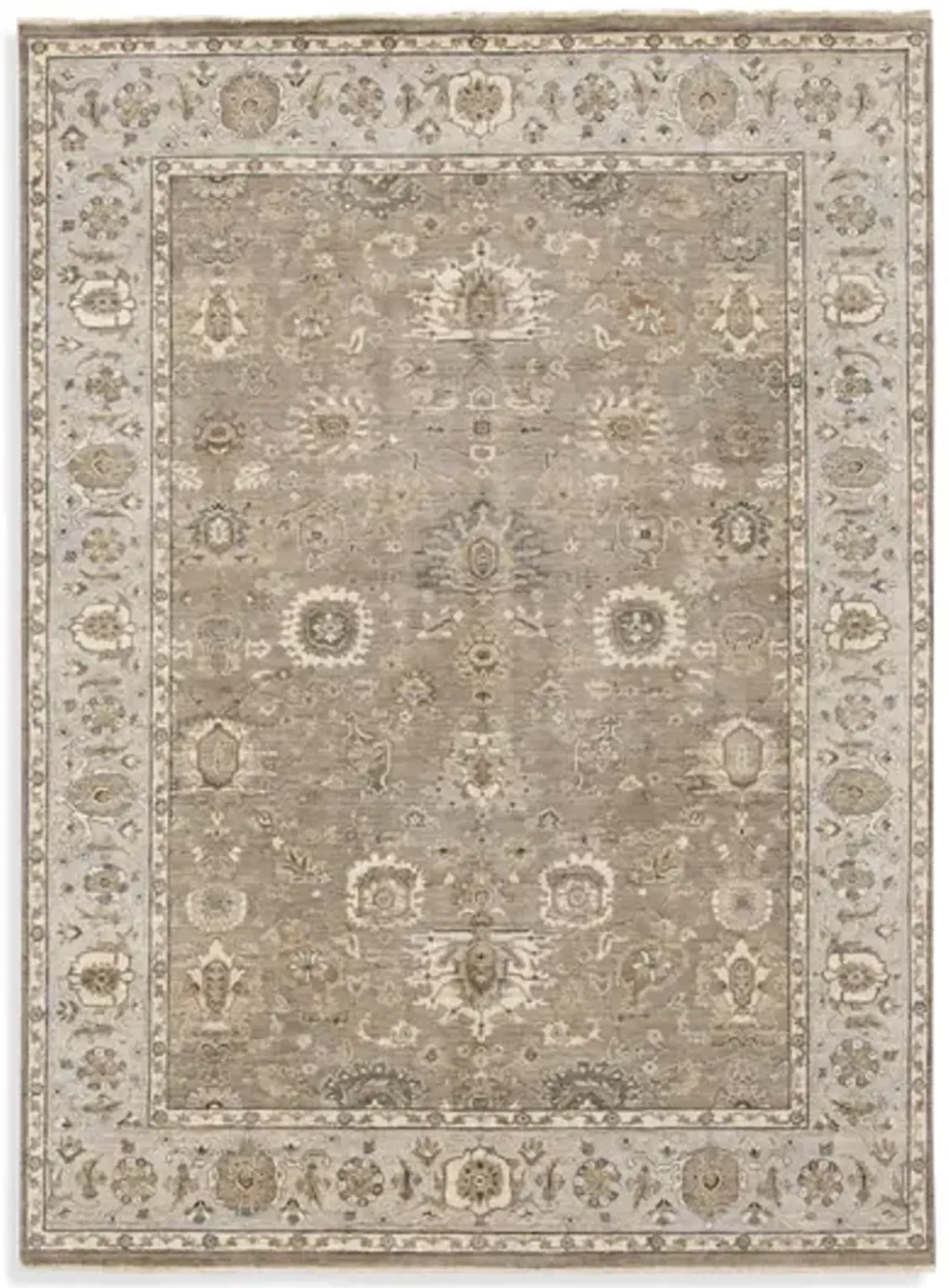 Hand Knotted 8 11  x 12 2  Area Rug