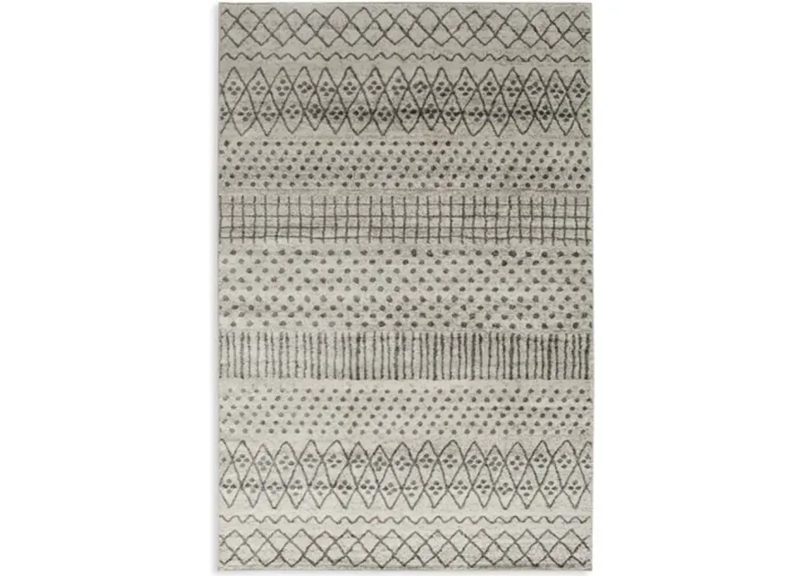 Corso Azzurro Alvis Birch Sterling Area Rug - 7 10  X 9 10 