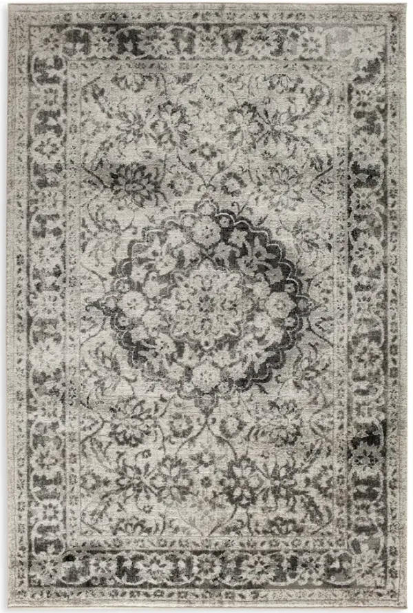 Corso Azzurro Maja Birch Sterling Area Rug - 7 10  X 9 10 