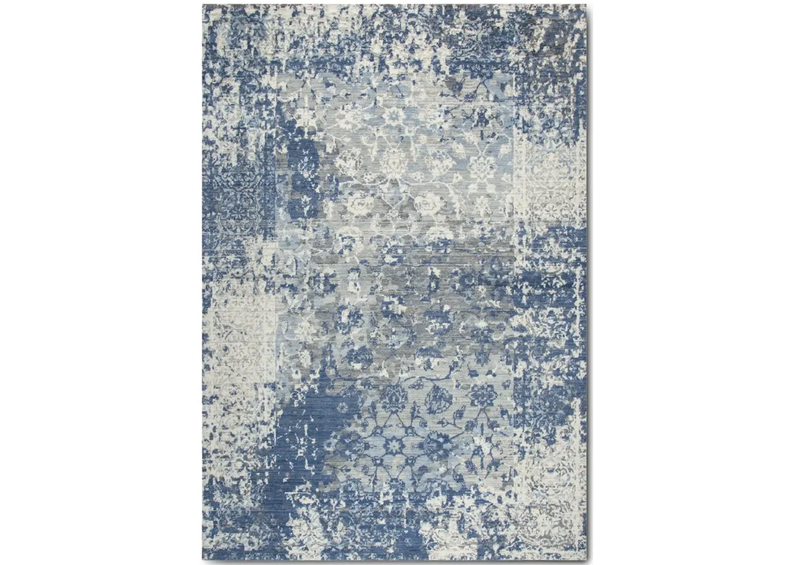 Gossamer Blue Grey Area Rug - 8 0  X 10 0 