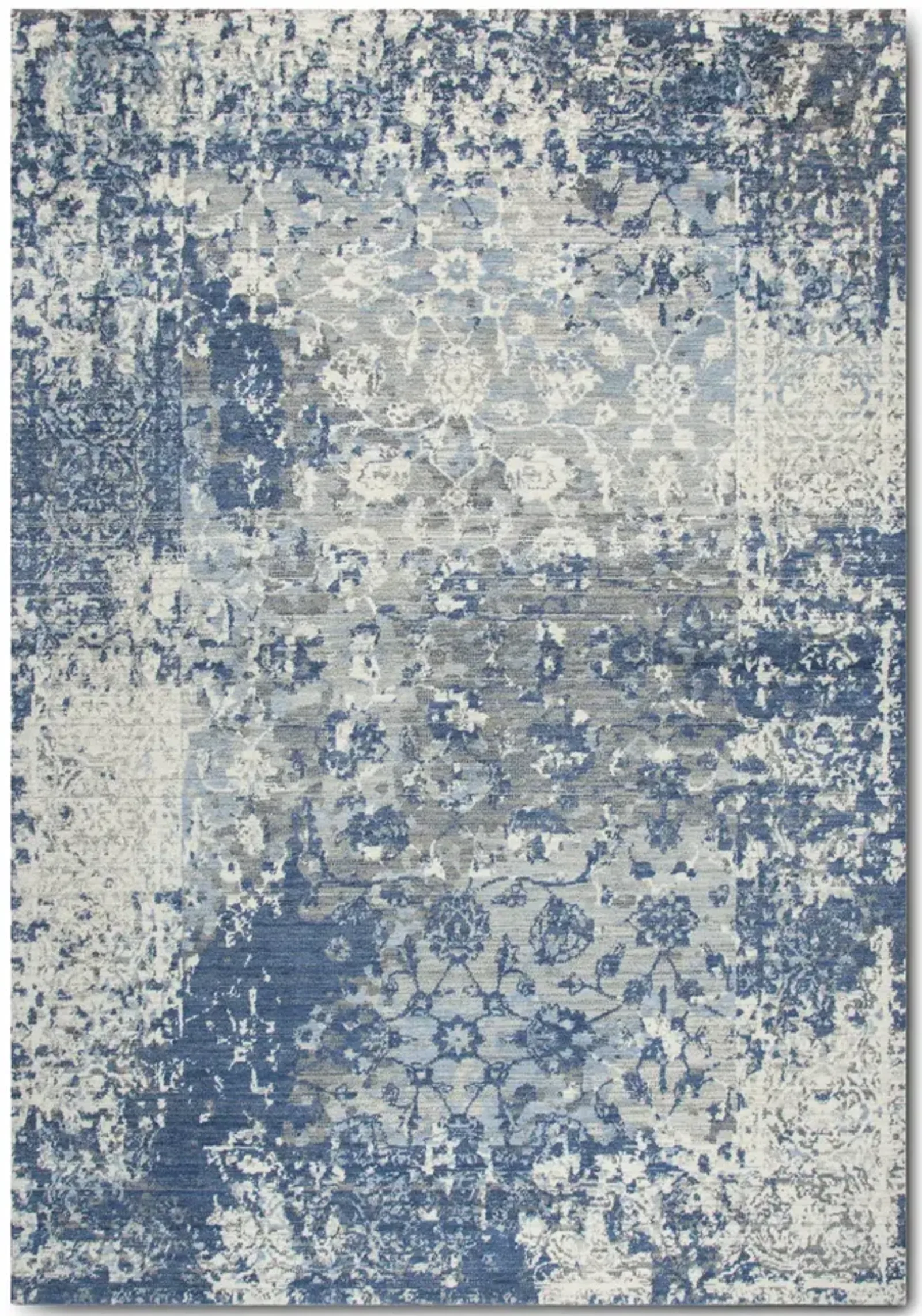 Gossamer Blue Grey Area Rug - 8 0  X 10 0 