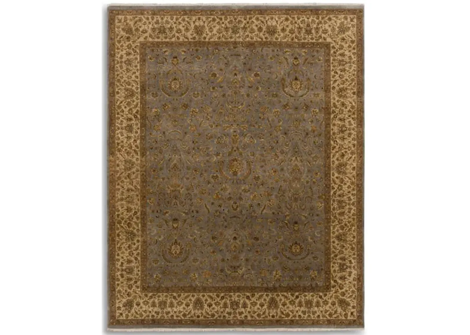 Hand Knotted Area Rug - 7 11  X 10 0 