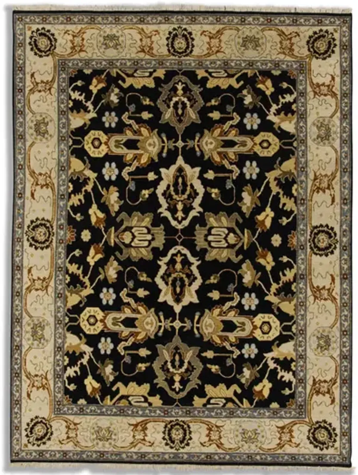 Hand Knotted Area Rug - 7 10  X 10 2 