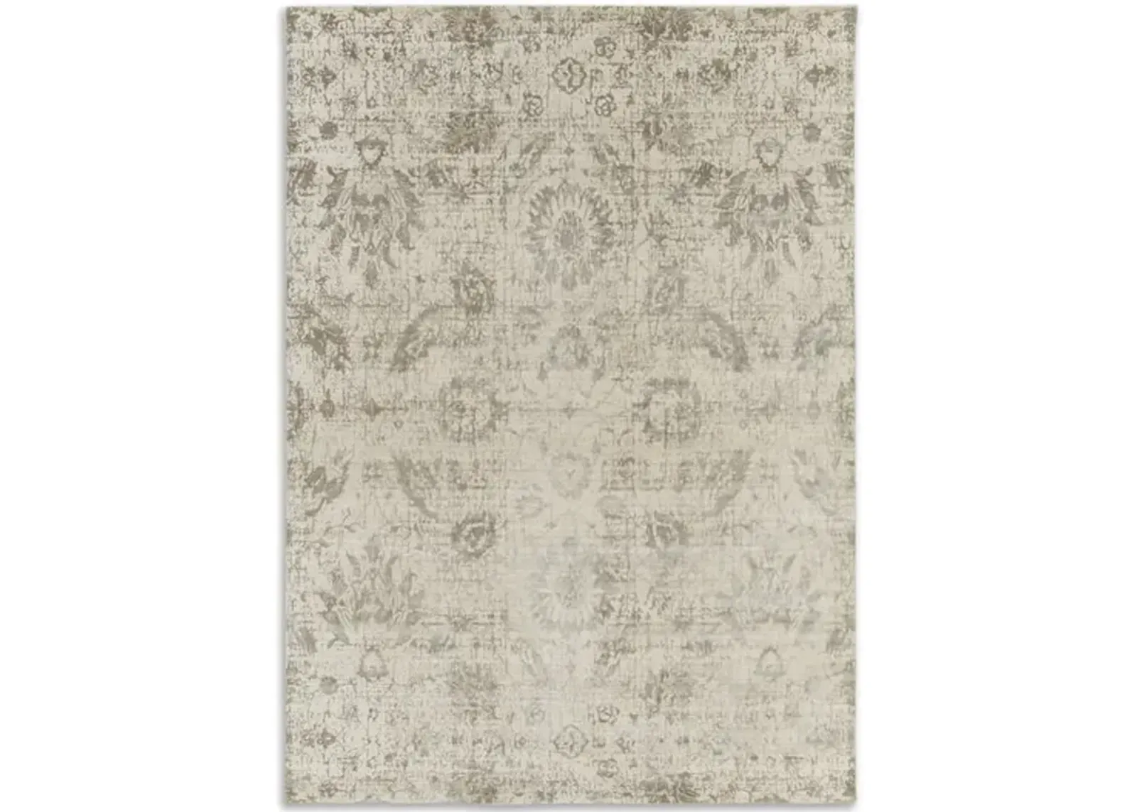 Hand Knotted Area Rug - 8 11  X 12 2  