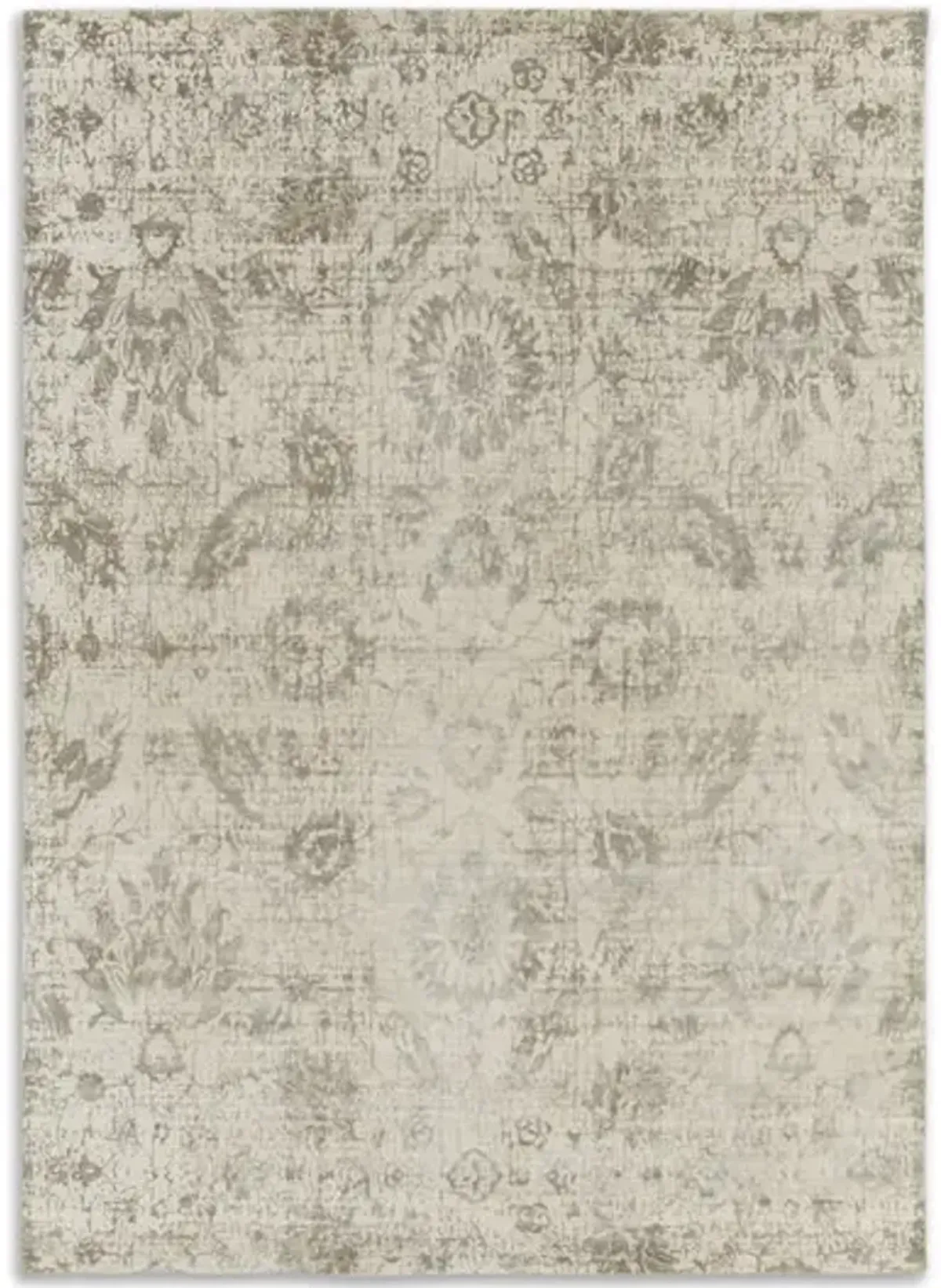 Hand Knotted Area Rug - 8 11  X 12 2  