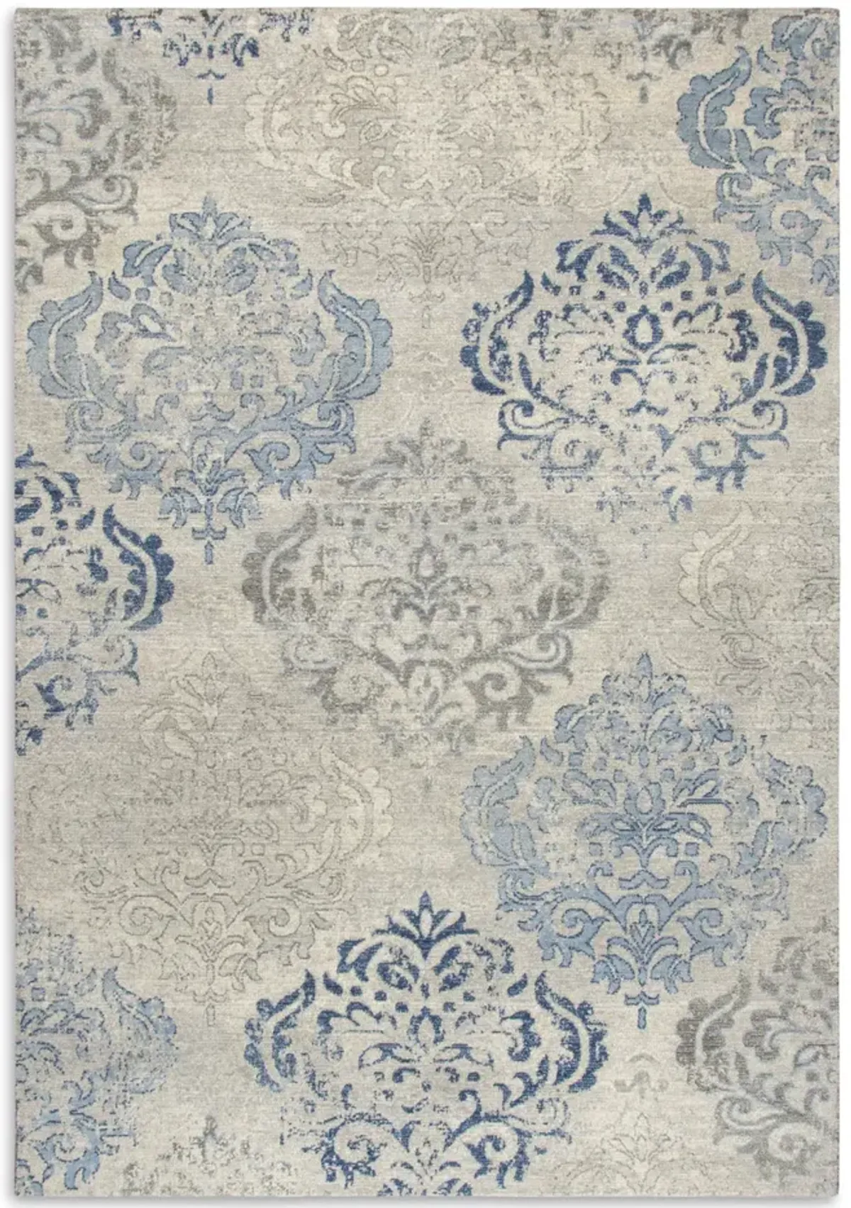 Gossamer Gray Blue Area Rug - 8 0  X 10 0 