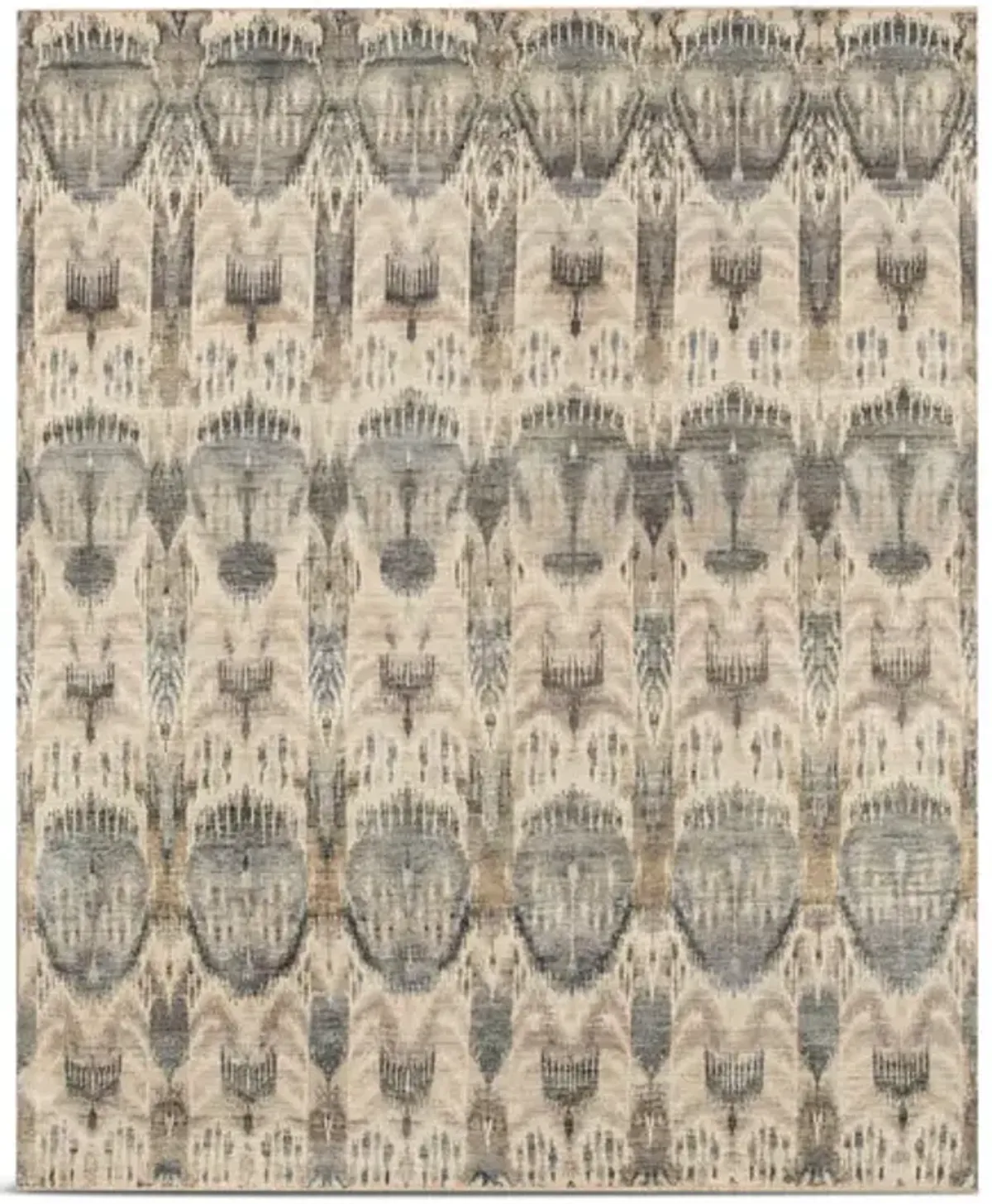 Hand Knotted Area Rug - 8 0  X 9 8  