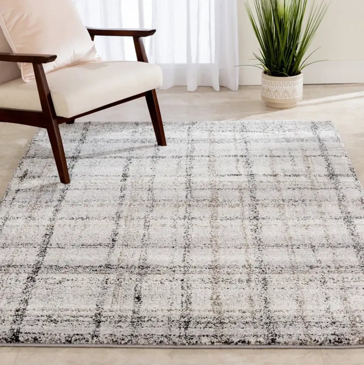 Structures Makari Soot Java Area Rug - 7 10  X 9 10 