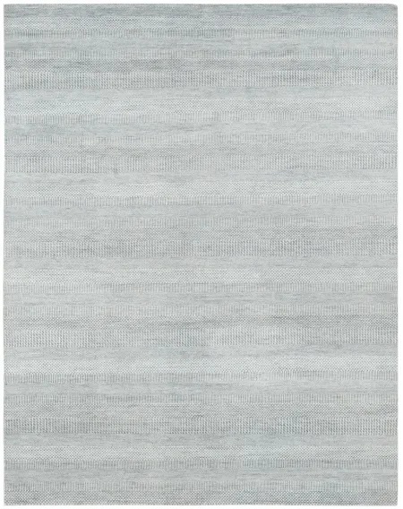 Indore Blue Silver Area Rug - 7 9  X 9 9 