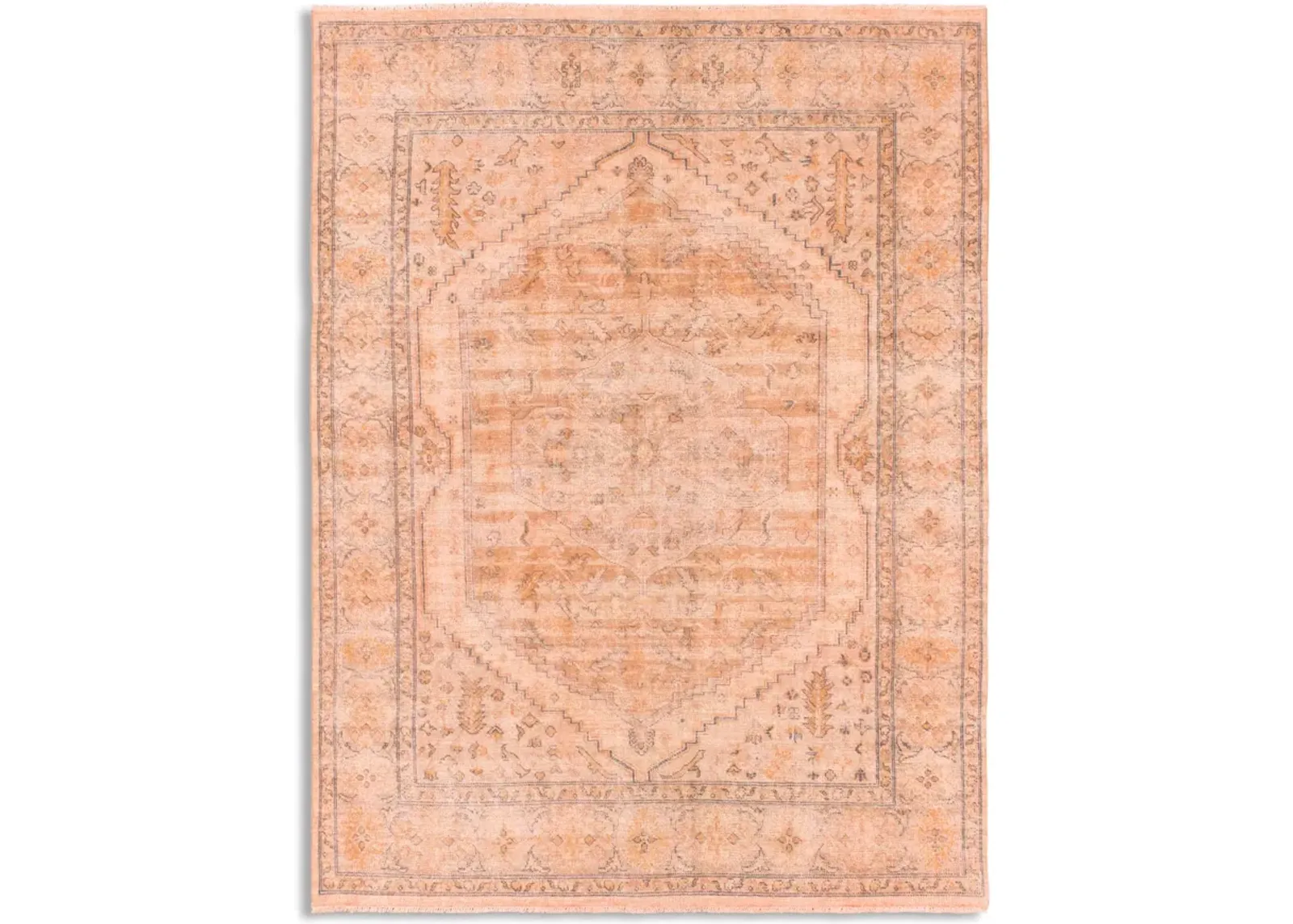 Hand Knotted Area Rug - 7 11  X 9 10 