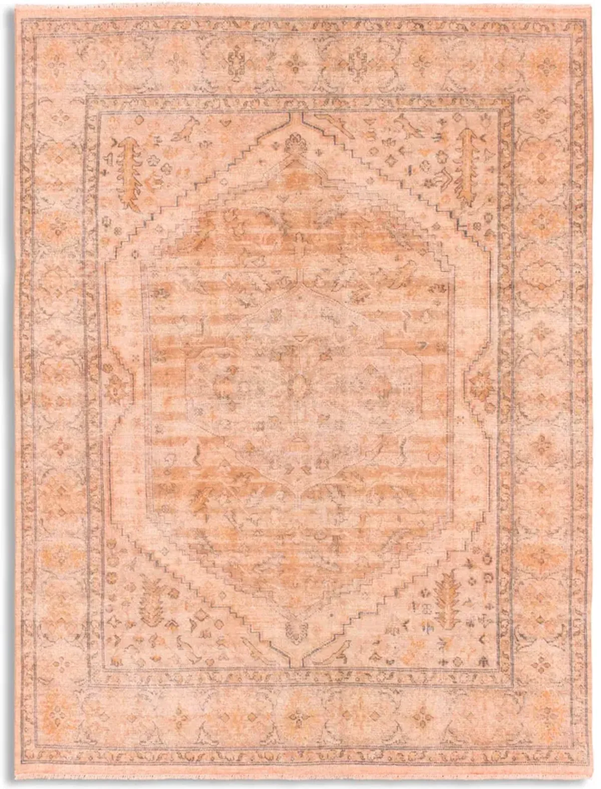 Hand Knotted Area Rug - 7 11  X 9 10 