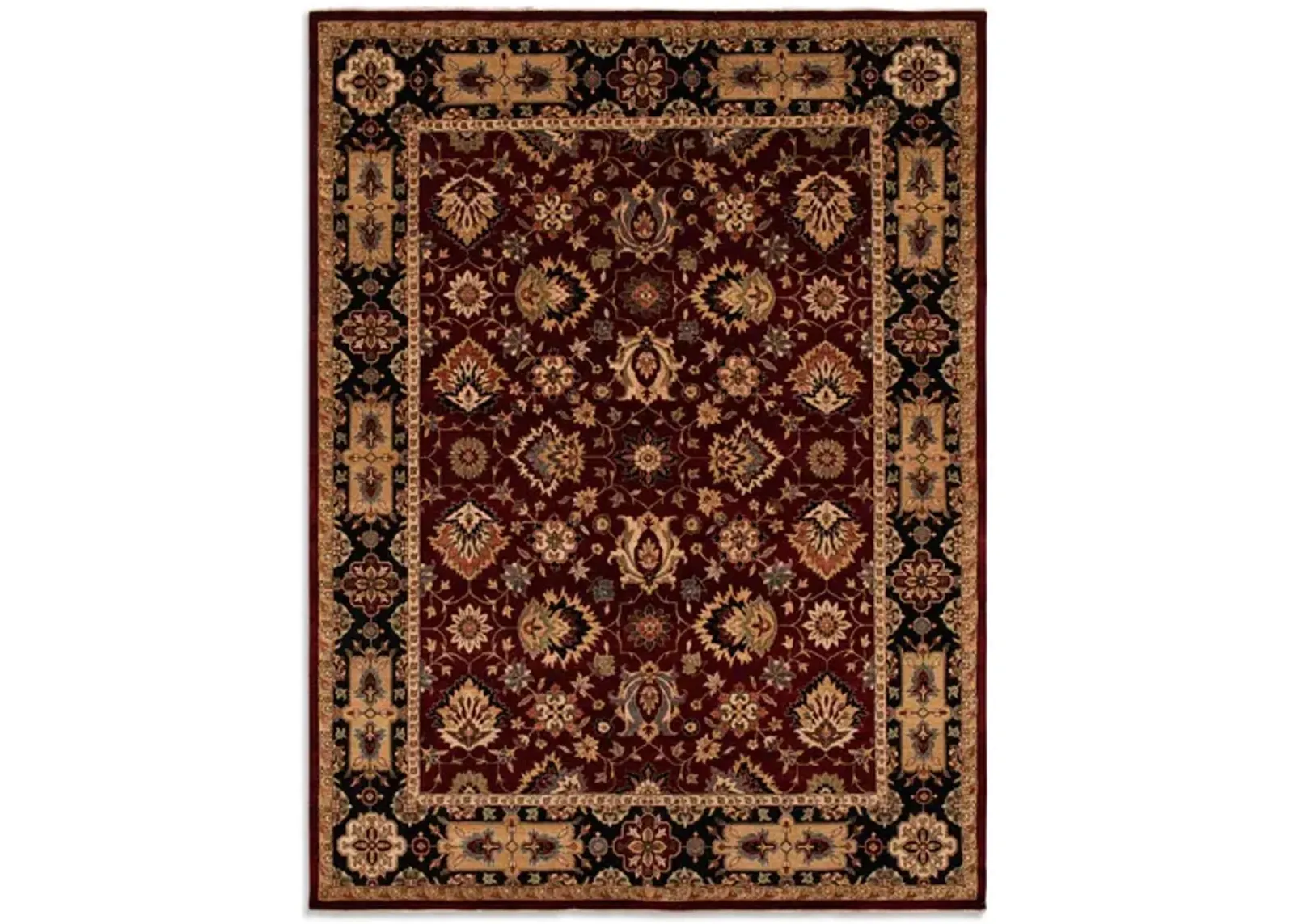 Hand Knotted Area Rug - 8 11  X 11 11 