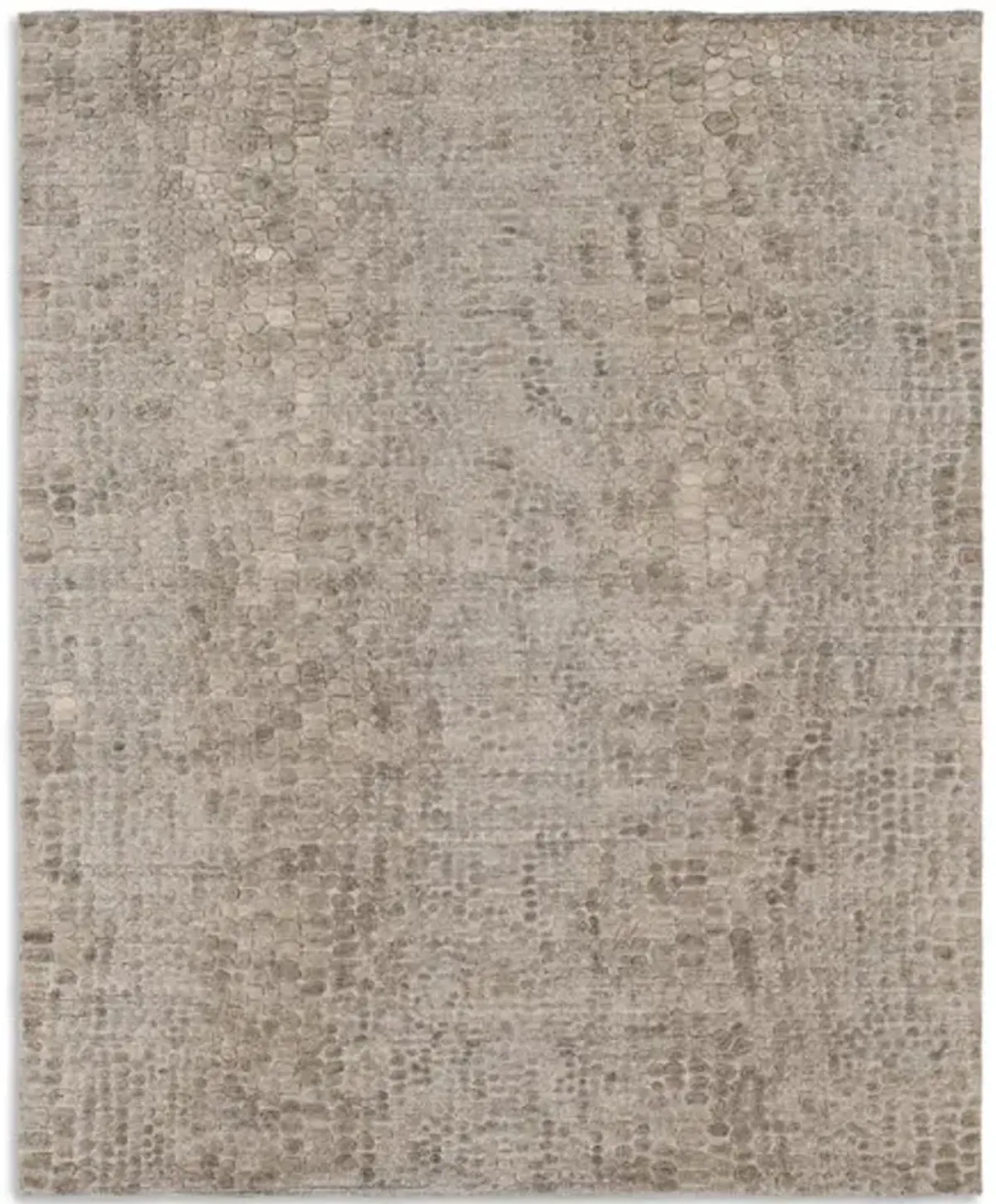 Hand Knotted Area Rug - 8 3  X 10 2 