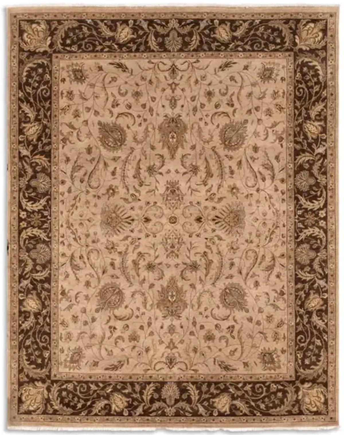 Hand Knotted Area Rug - 7 9  X 9 10 