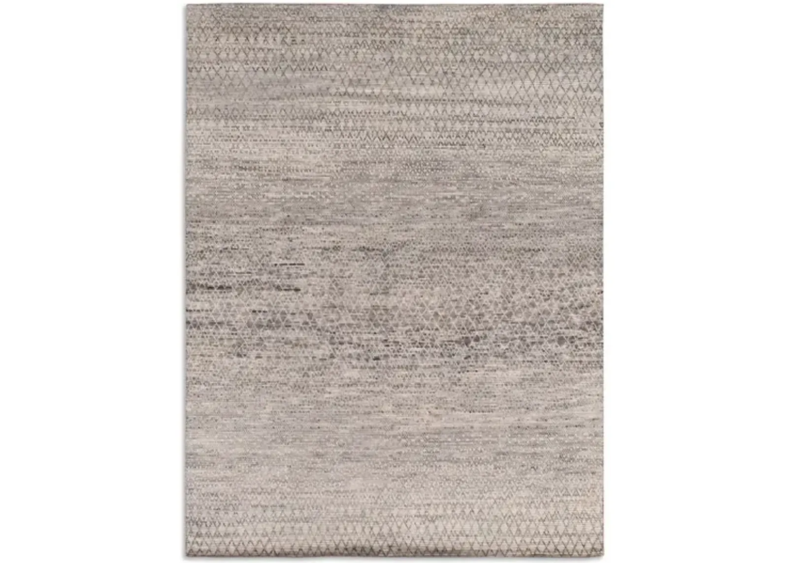 Hand Knotted Area Rug - 8 11  X 11 10 