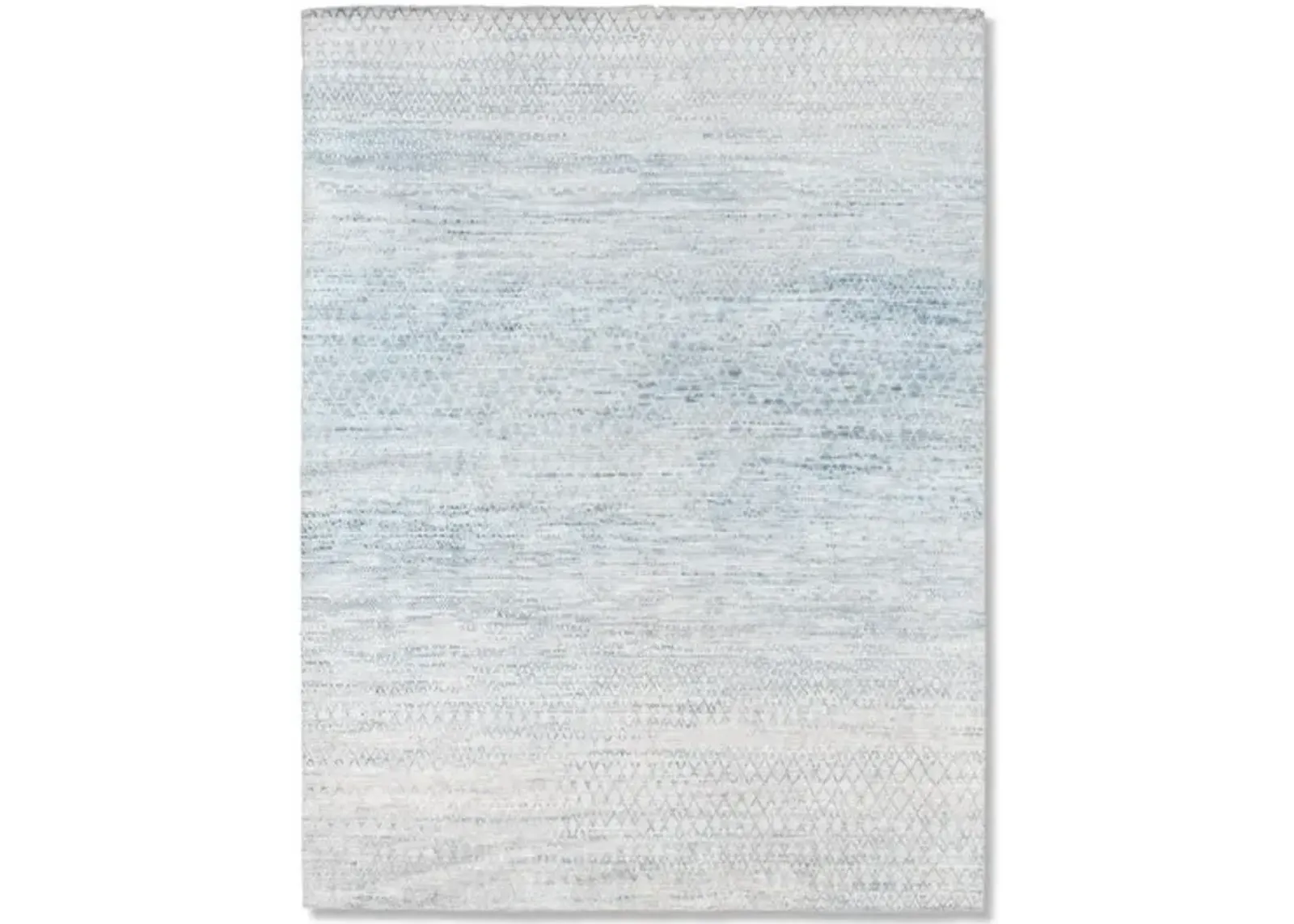 Hand Knotted Area Rug - 8 11  X 11 11 