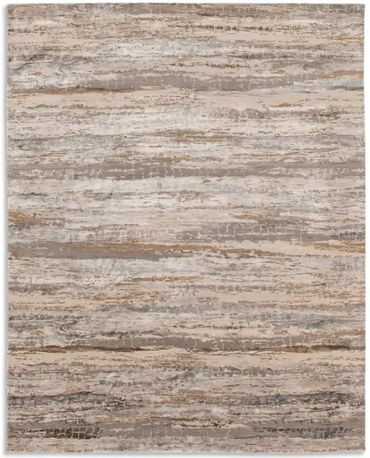 Hand Knotted Area Rug - 7 11  X 9 11 