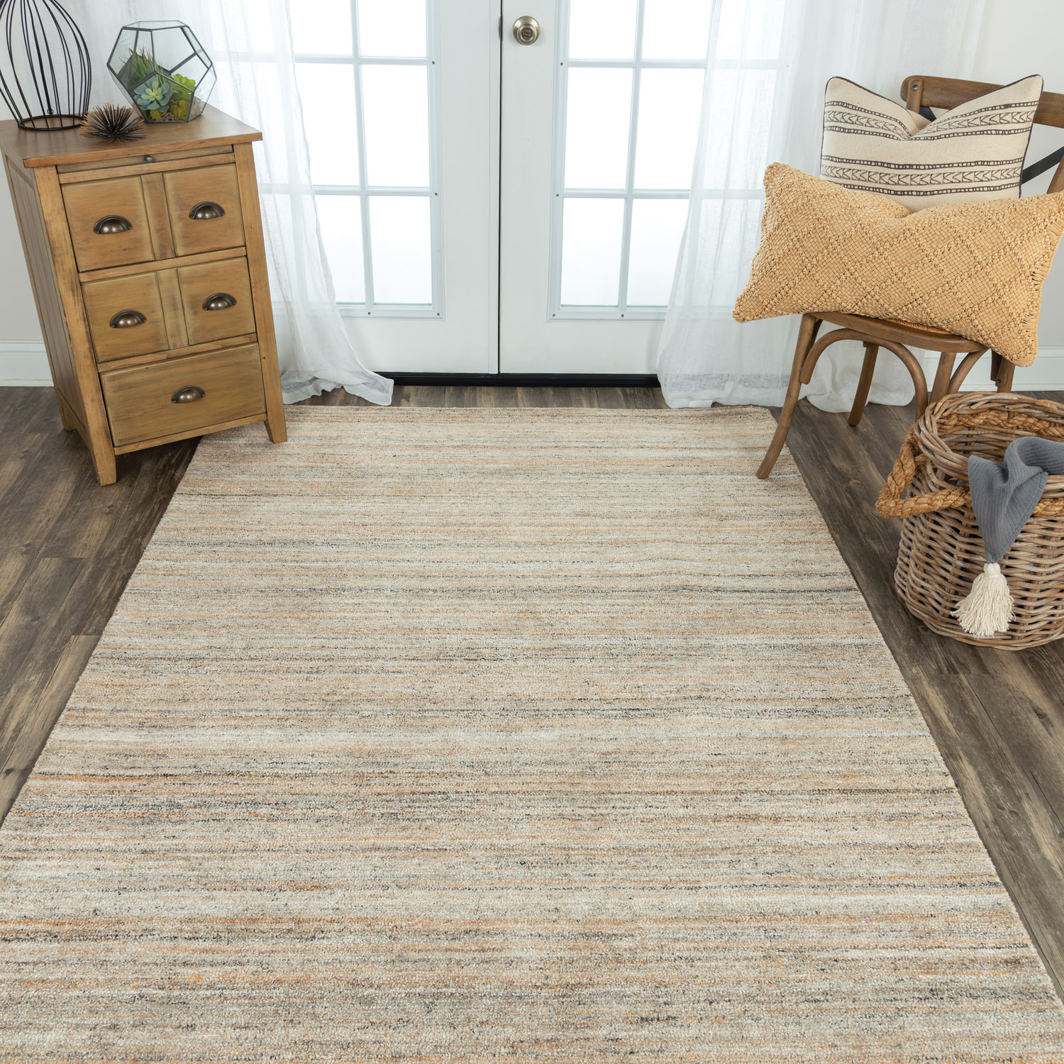 Seasand Brown Area Rug - 8 6  X 11 6 