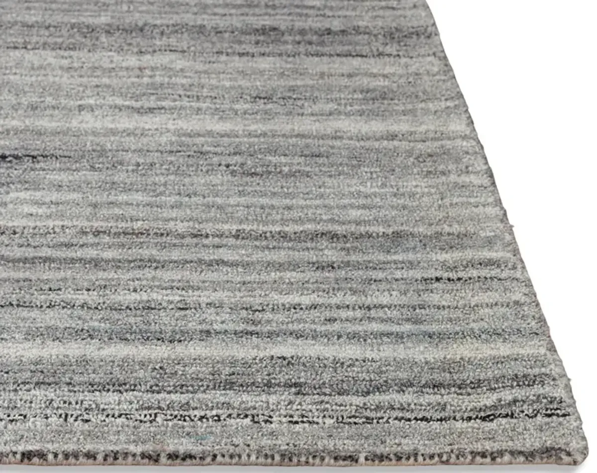 Seasand Grey Area Rug - 8 6  X 11 6 