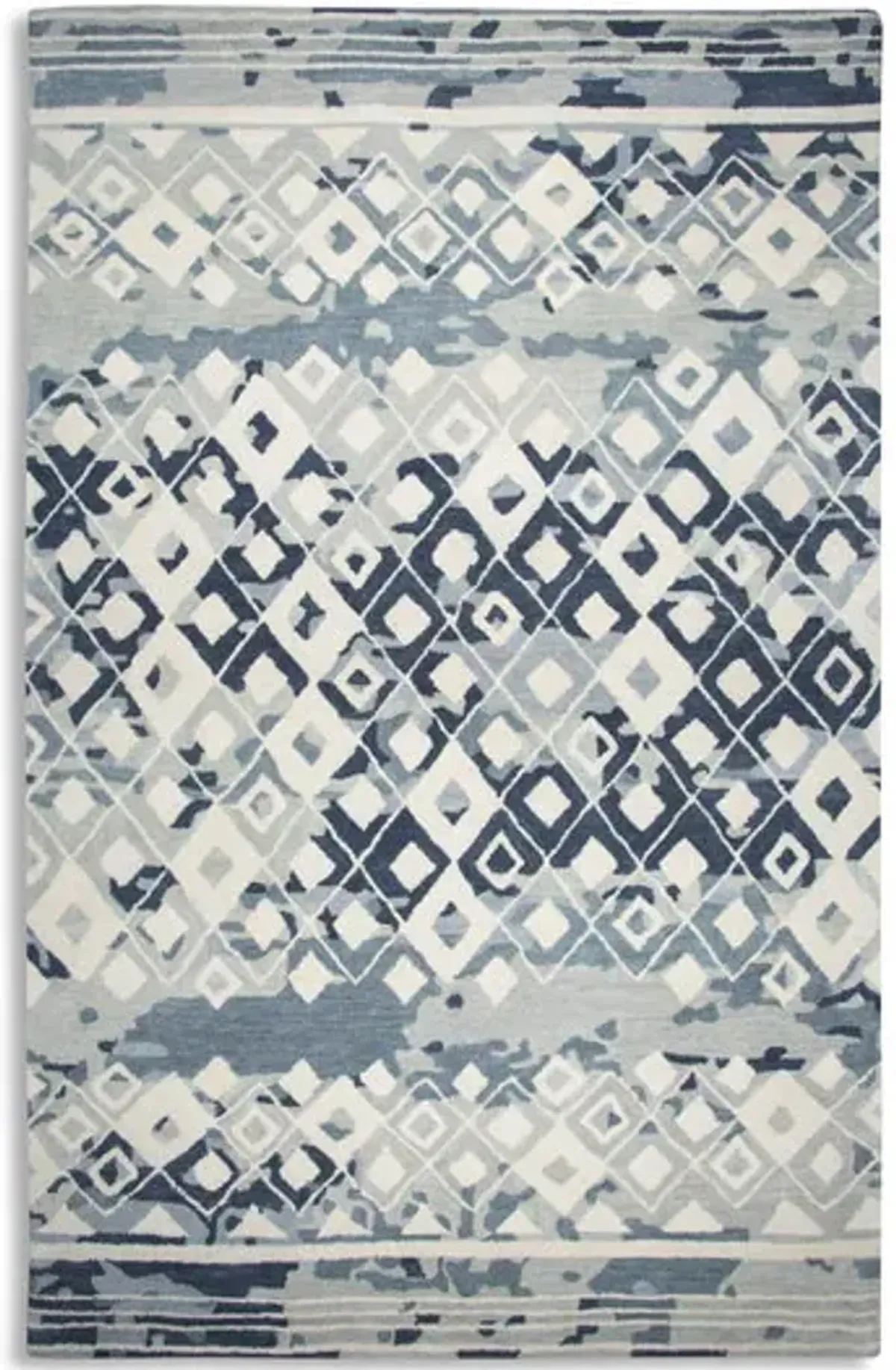 Montane Blue Diamond Area Rug - 8 0  X 10 0 