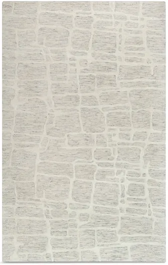 Montane Grey Crackle Area Rug - 8 0  X 10 0 