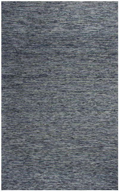 Montane Blue Stripe Texture Area Rug - 8 0  X 10 0 