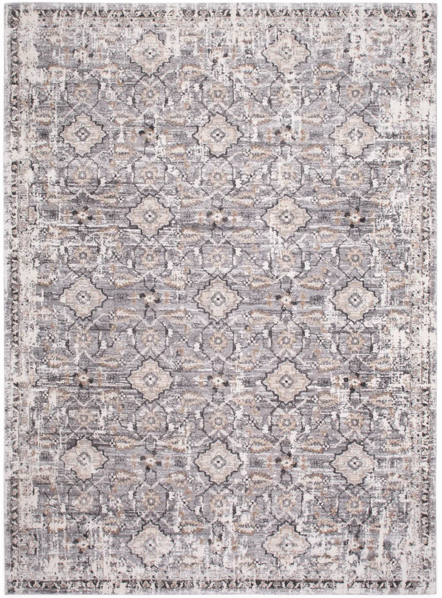 Theory Natural Grey Area Rug - 7 10  X 10 10 