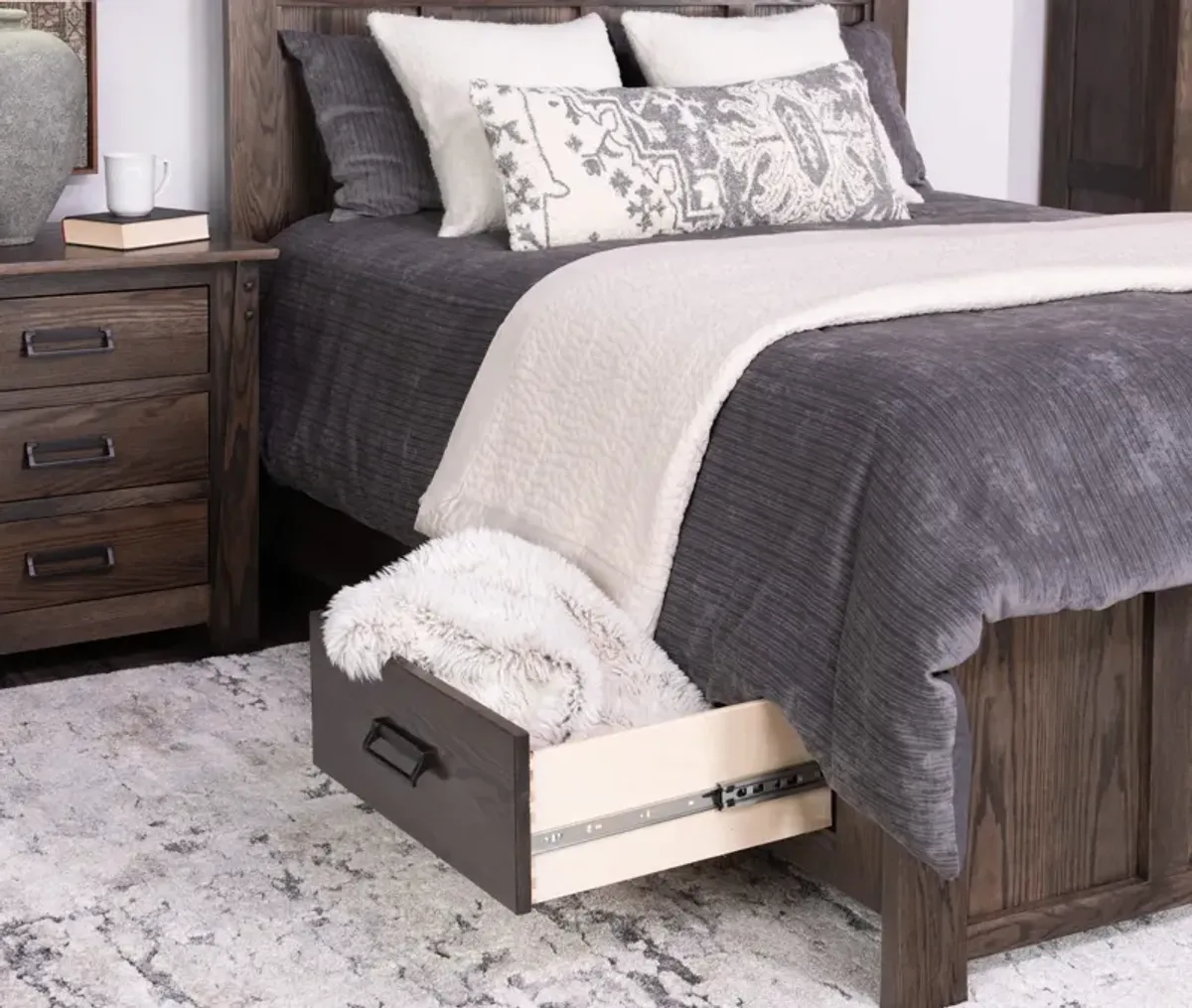 Theory Taupe Grey Area Rug - 7 10  X 10 10 