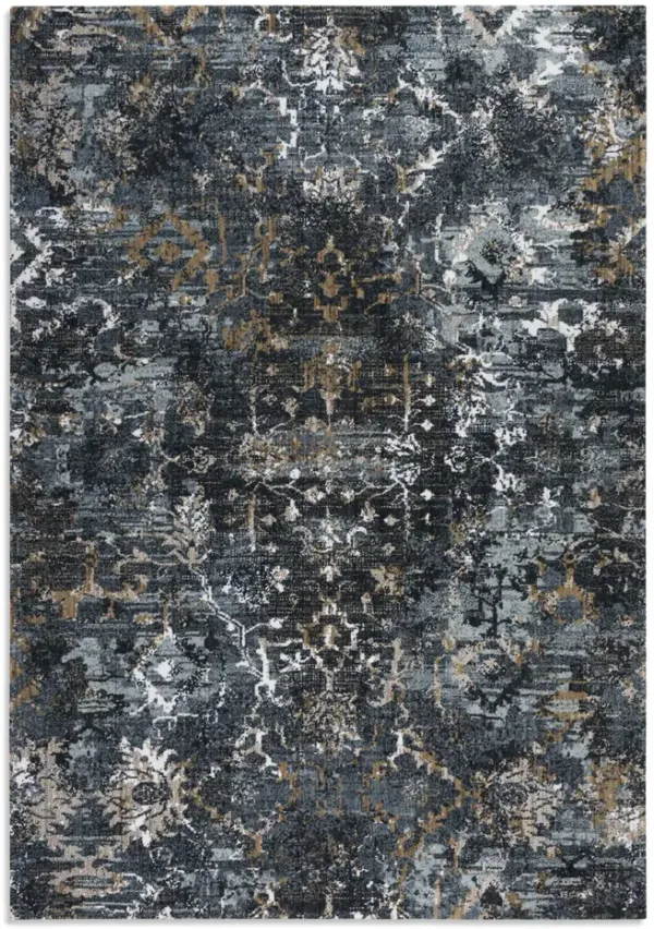 Rohan Elite Indigo Latte 8 0  x 10 0  Area Rug