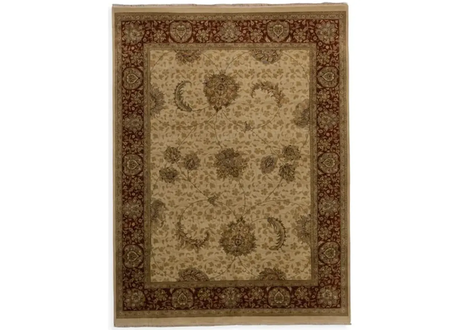 Hand Knotted 8 10  x 11 1  Area Rug