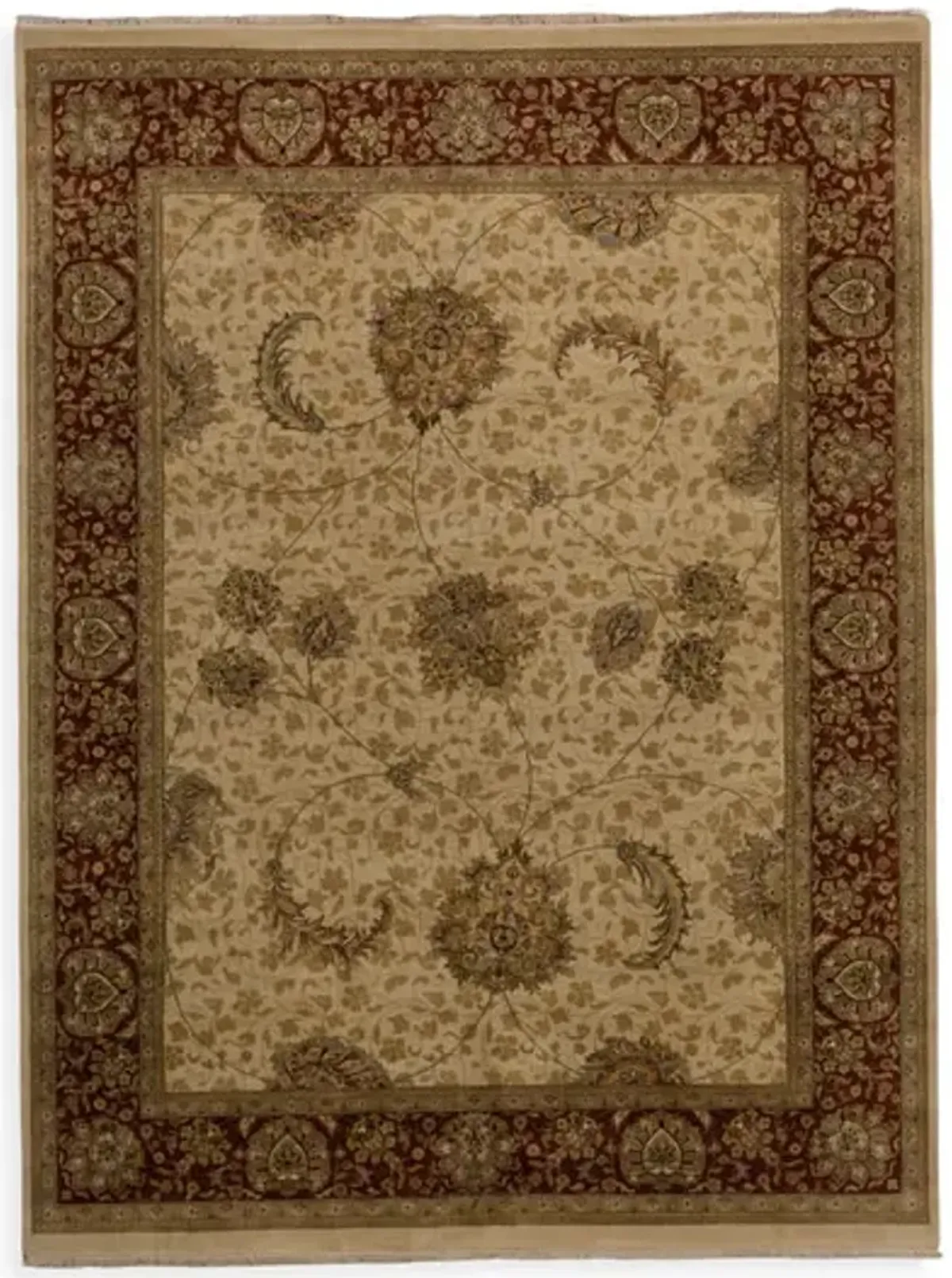 Hand Knotted 8 10  x 11 1  Area Rug