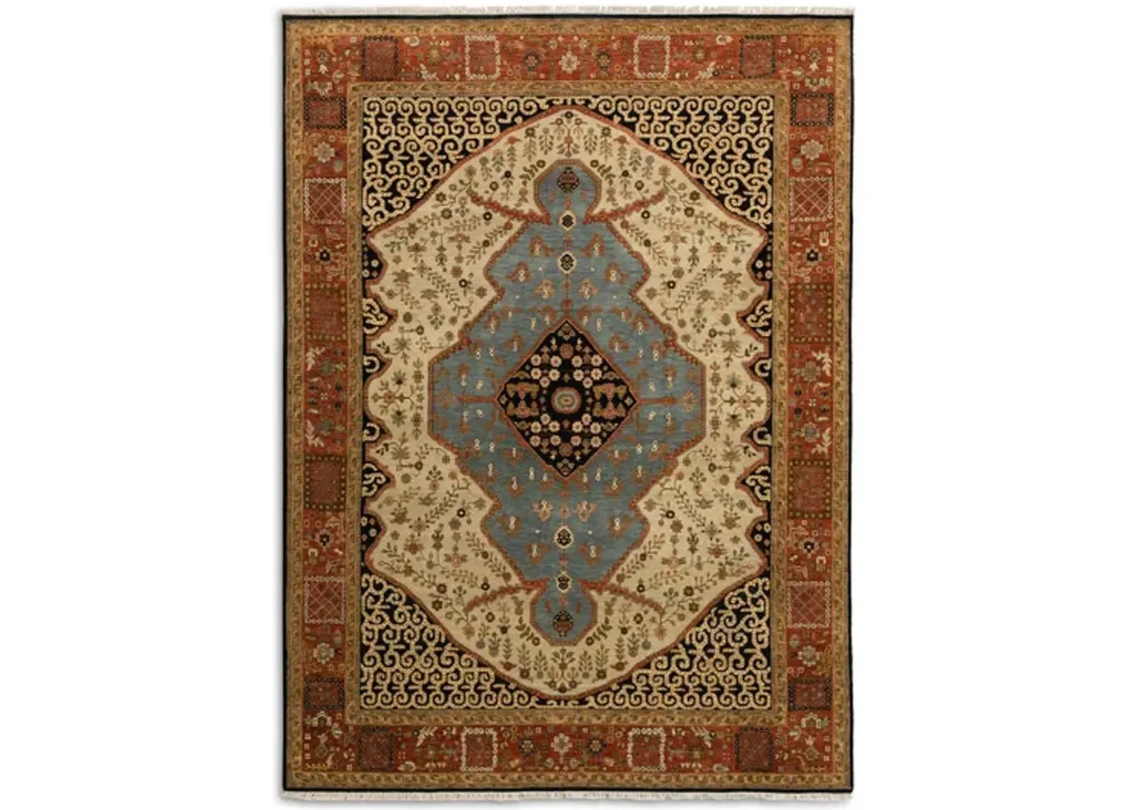 Hand Knotted 8 11  X 12 2  Area Rug