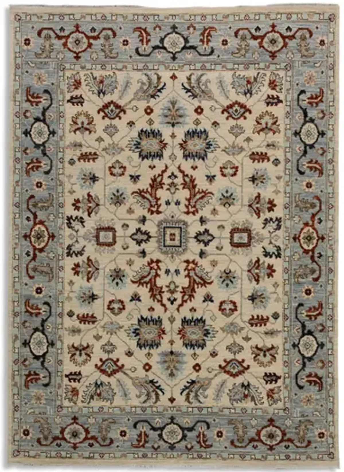 Oushak Hand Knotted 7 6  x 10 5  Area Rug